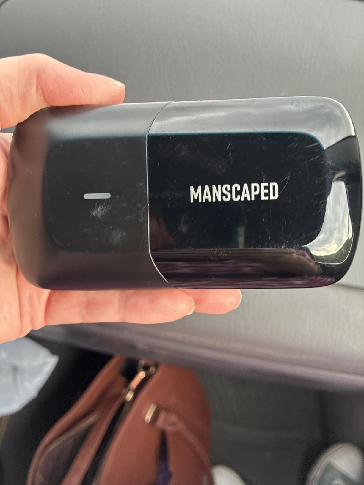 MANSCAPED The Handyman Compact Face Shaver - Portable Men's Travel Facial Hair Groomer, USB-C Rechargeable Razor, Electric Foil Face Shaver, Waterproof, Cordless, Dual-Action SkinSafe Foil Blades customer photo 1
