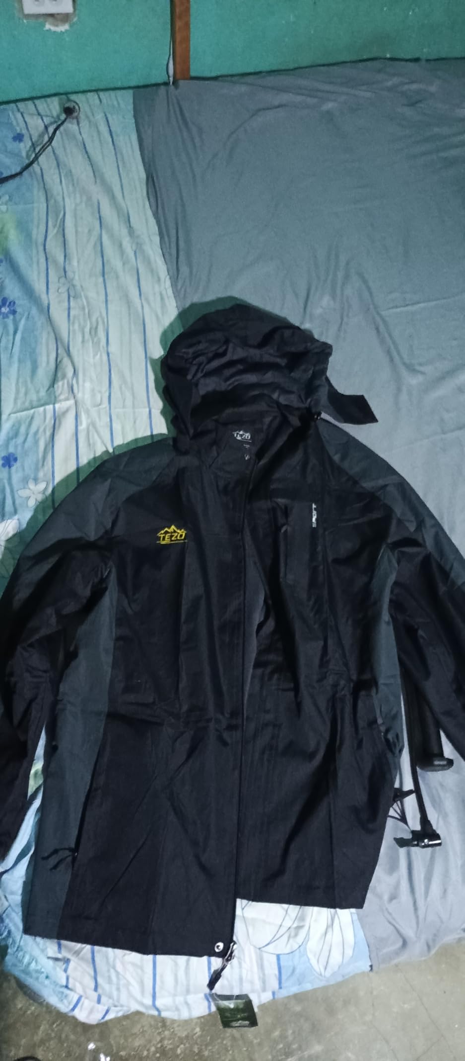 Mens Rain Jacket Waterproof with Hooded Hiking Coat Lightweight Windbreaker | Windproof Mountain Jacket,Multi Zip Pockets Windbreaker,Work,Breathable,Fishing,Active Performance Shell Jackets,Outer Layer customer photo 2