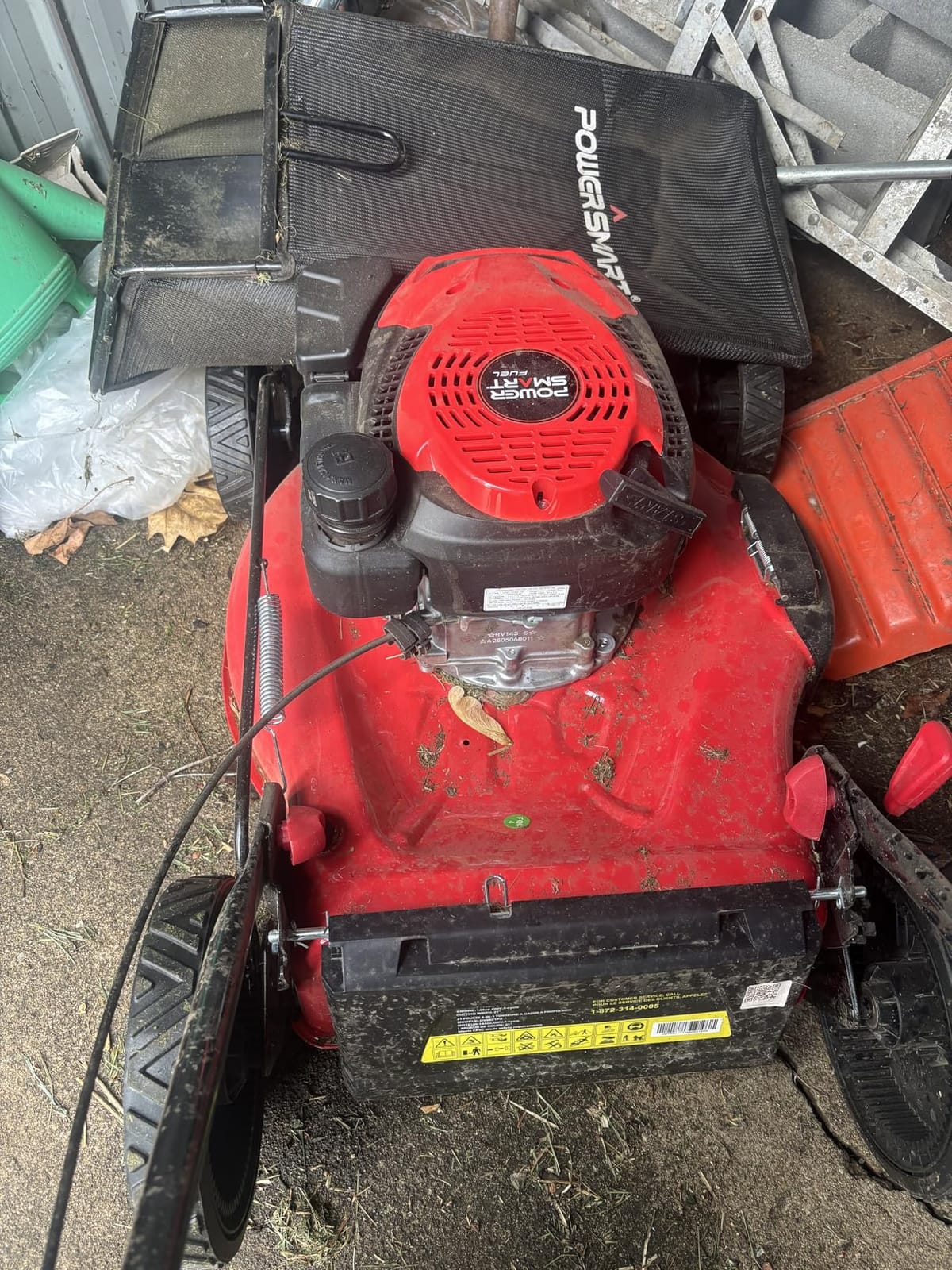 PowerSmart EasyGlide 21-Inch Gas Lawn Mower, 144cc 4-Stroke OHV Engine, Push Walk-Behind customer photo 2