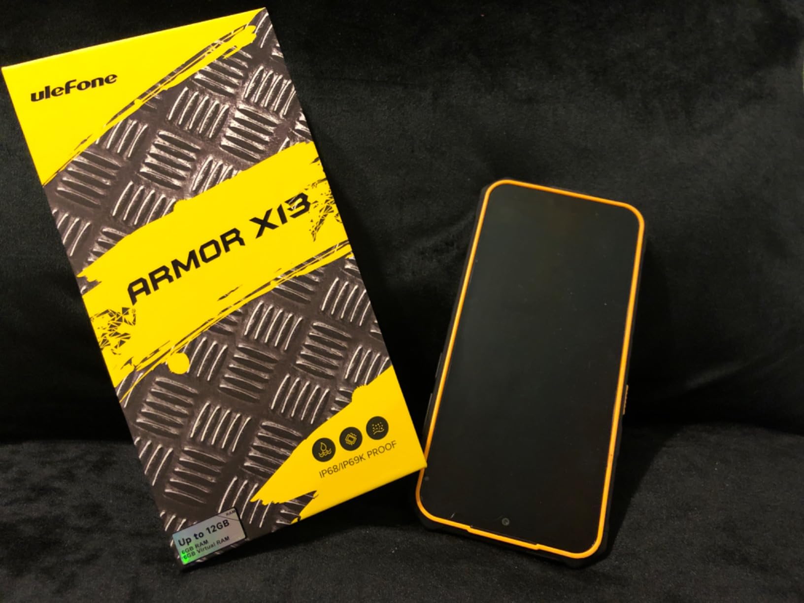 Ulefone Armor X13 Rugged Smartphone, 50MP+24MP Night Vision Camera, Octa-core 12GB RAM 64GB ROM, 6.52 inch Screen, 6320mAh Battery, Android 15 OS, Global Dual 4G, NFC/OTG/GPS/IP68/IP69K, Orange customer photo 1
