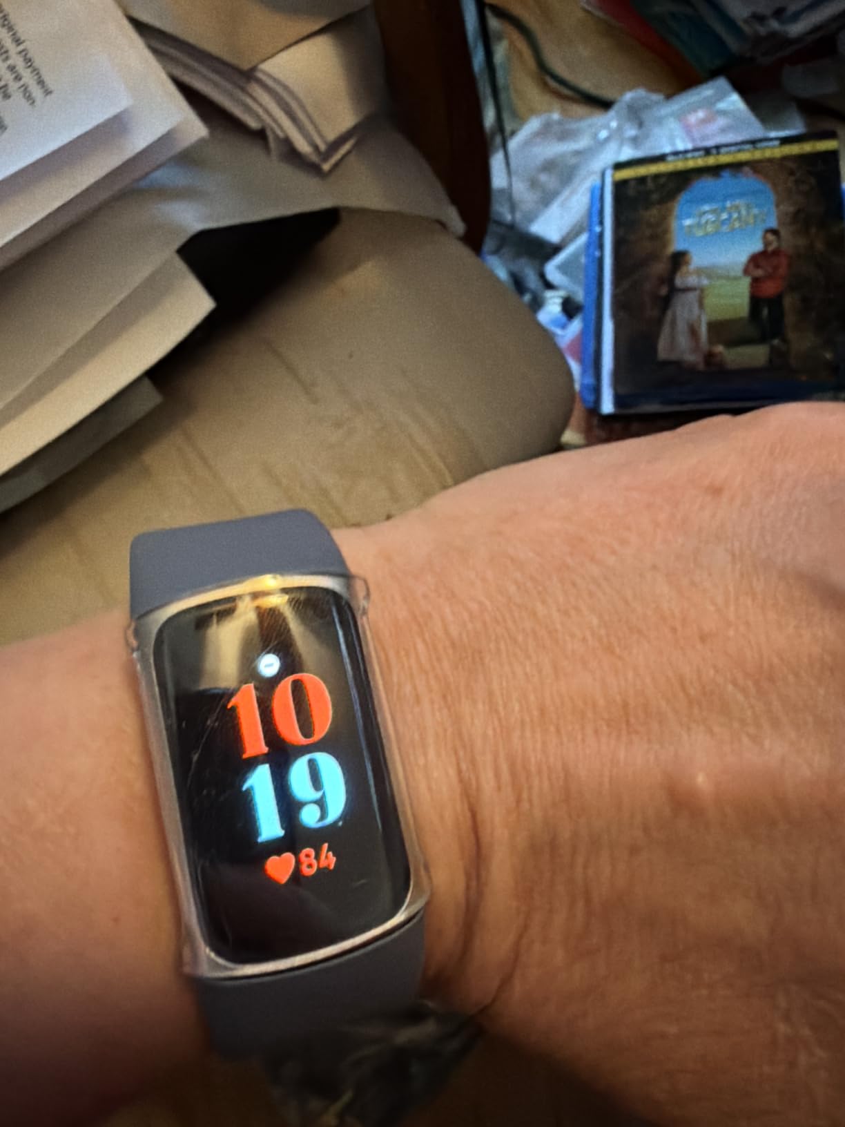 Fitbit Charge 6 Fitness Tracker with Google Apps - Porcelain/Silver customer photo 1