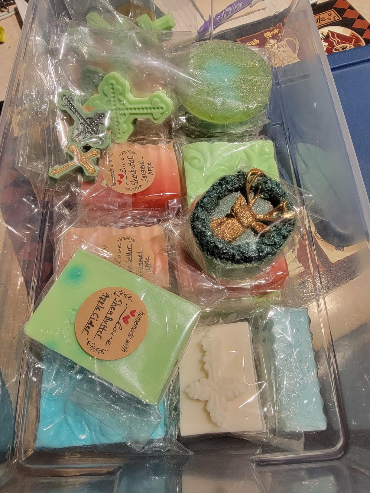 Soap Making Kit with Melt & Pour Base, Cutting Box, Molds, Fragrances - for Adults & Kids by Prime Creations customer photo 1