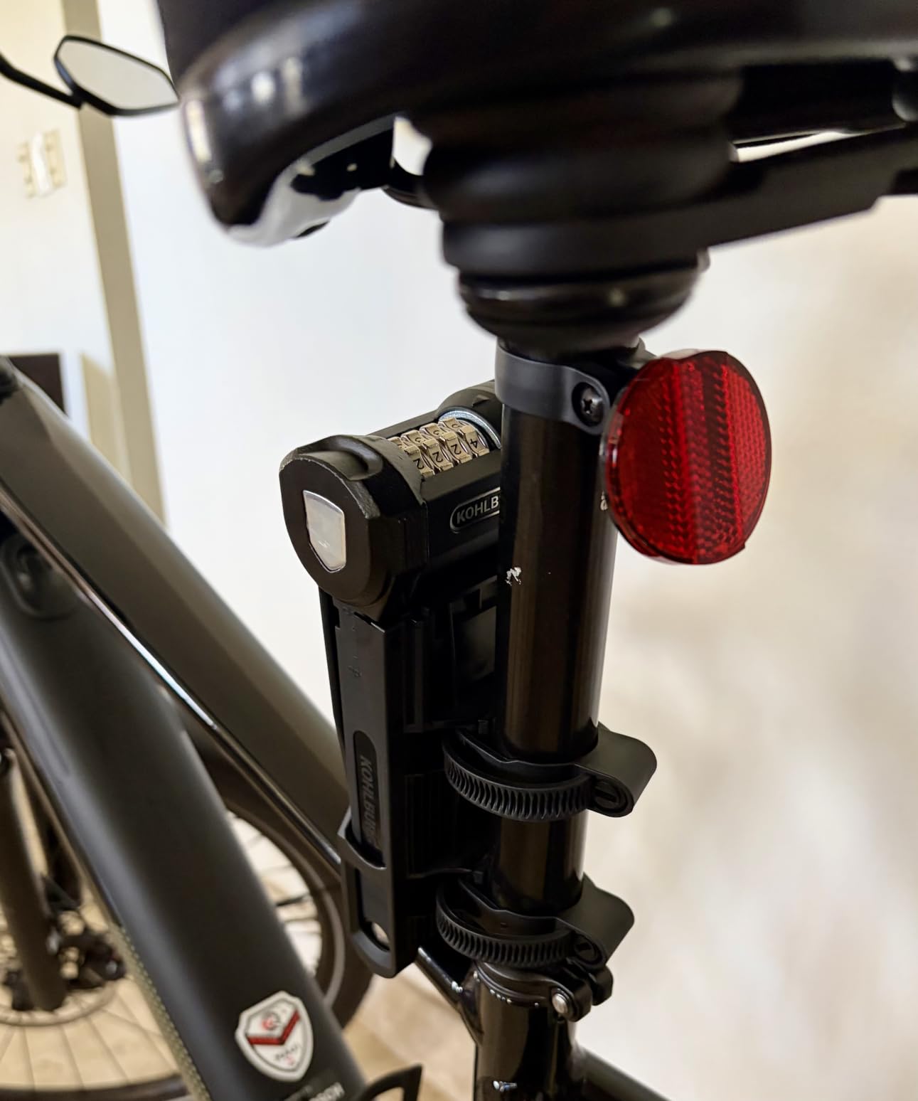KOHLBURG Security Combination Folding Bike Lock [Bolt Cutter Proof] 43