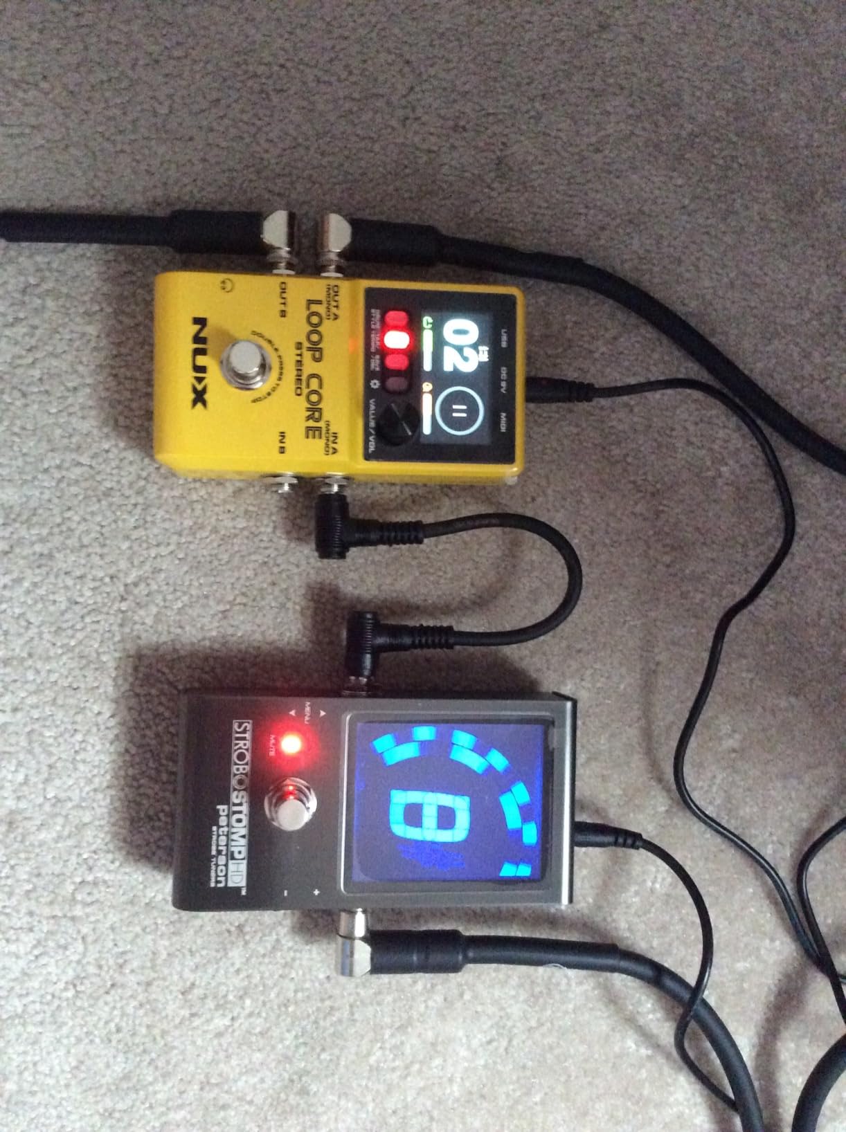 NUX Loop Core Stereo Looper Guitar Pedal, Effect Pedal for Electric Guitar, 6 Hours Record Time, Stereo Audio, MIDI Control, HD Color LCD Screen, Customize Boot-Up Picture customer photo 1