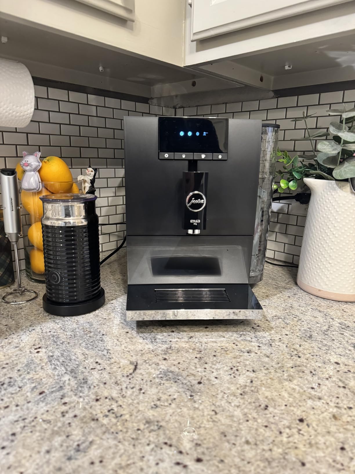 Jura ENA 4 Full Nordic White Automatic Coffee Machine customer photo 2