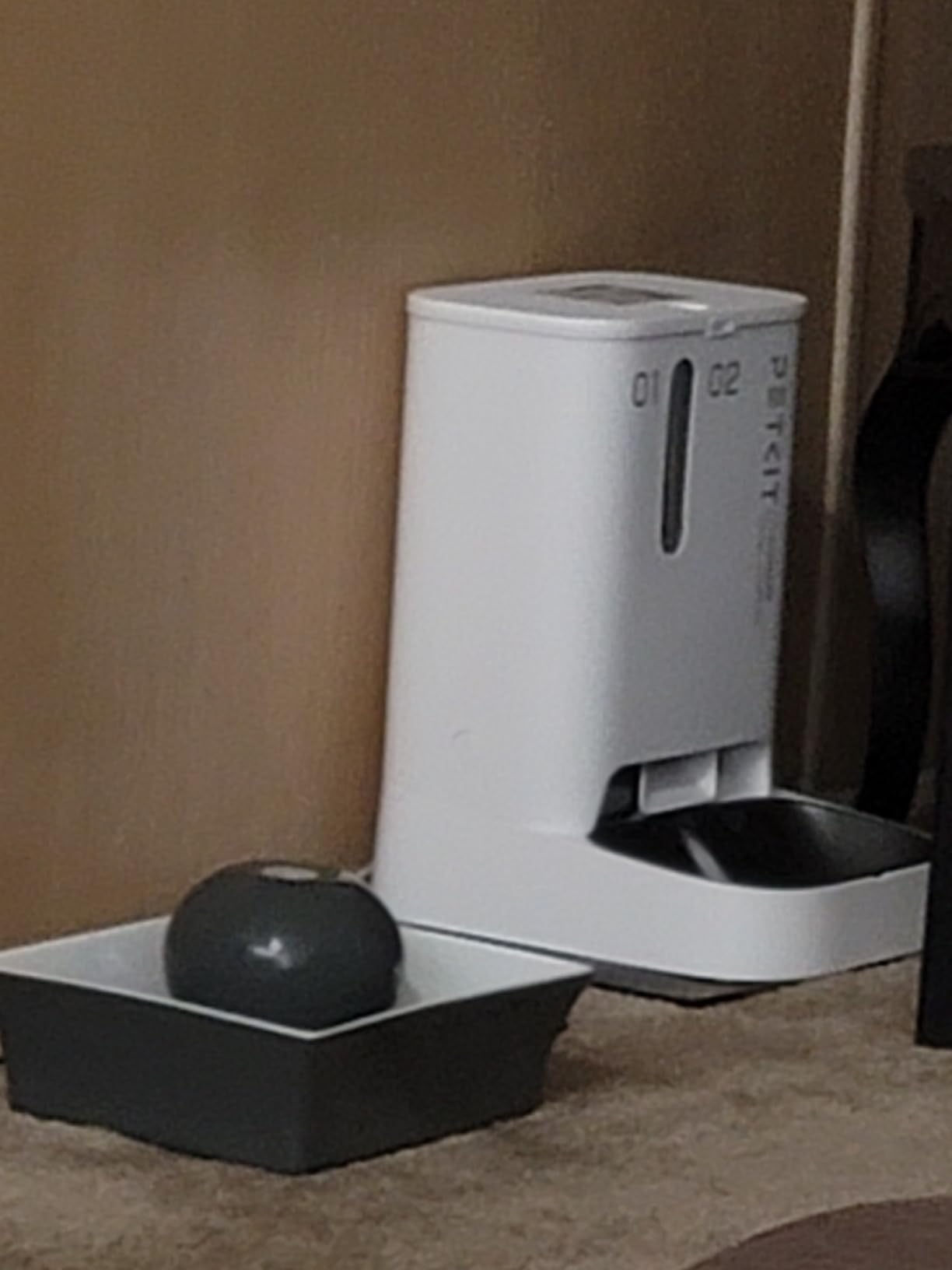 PETKIT Automatic Cat Dog Feeder with Camera, AI-Powered Motion Capturing, 1080P HD Video with Night Vision, 2.4G WiFi Pet Feeder with 2-Way Audio, Dual Hopper Pet Food Dispenser with Desiccant customer photo 2