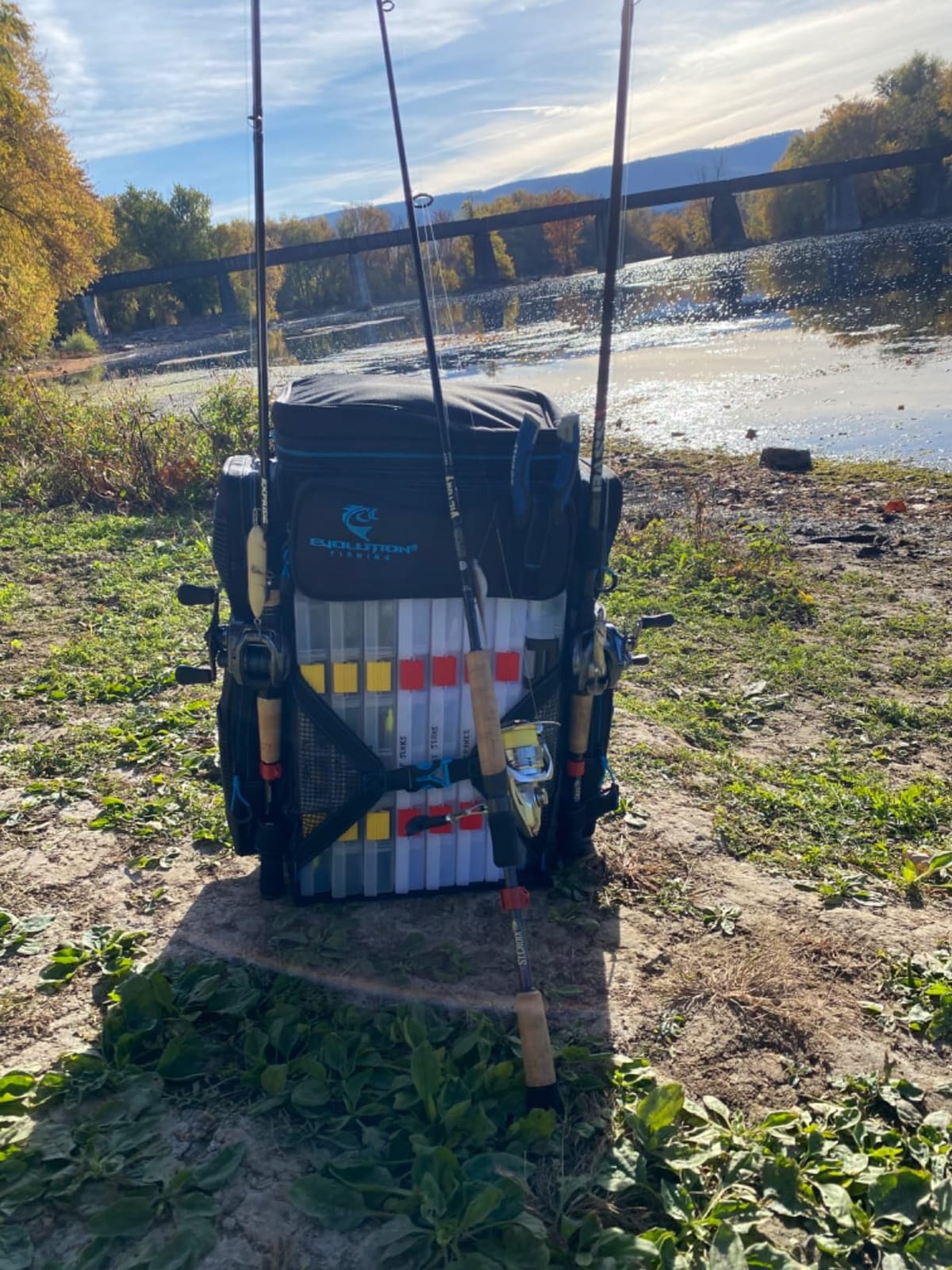 Evolution Fishing Drift Series Tackle Backpack, Outdoor Rucksack w/ 6 Fishing Tackle Trays, Heavy Duty customer photo 2