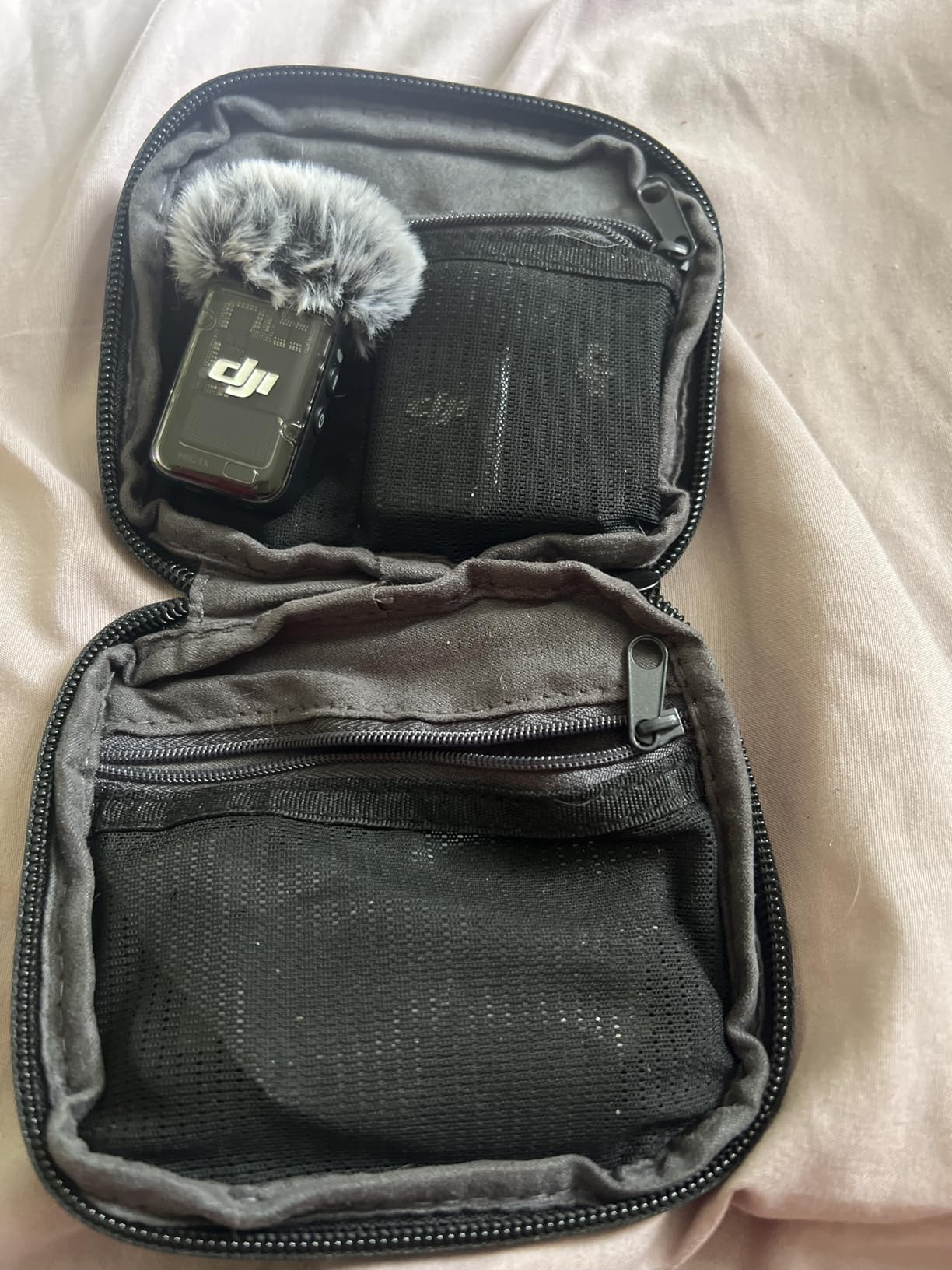 DJI Mic 2 (2 TX + 1 RX + Charging Case), All-in-one Wireless Microphone | Noise Cancelling, 32-bit Float Internal Recording, 250m (820 ft.) Range, Mic for iPhone, Android, Camera, Vlogs customer photo 2
