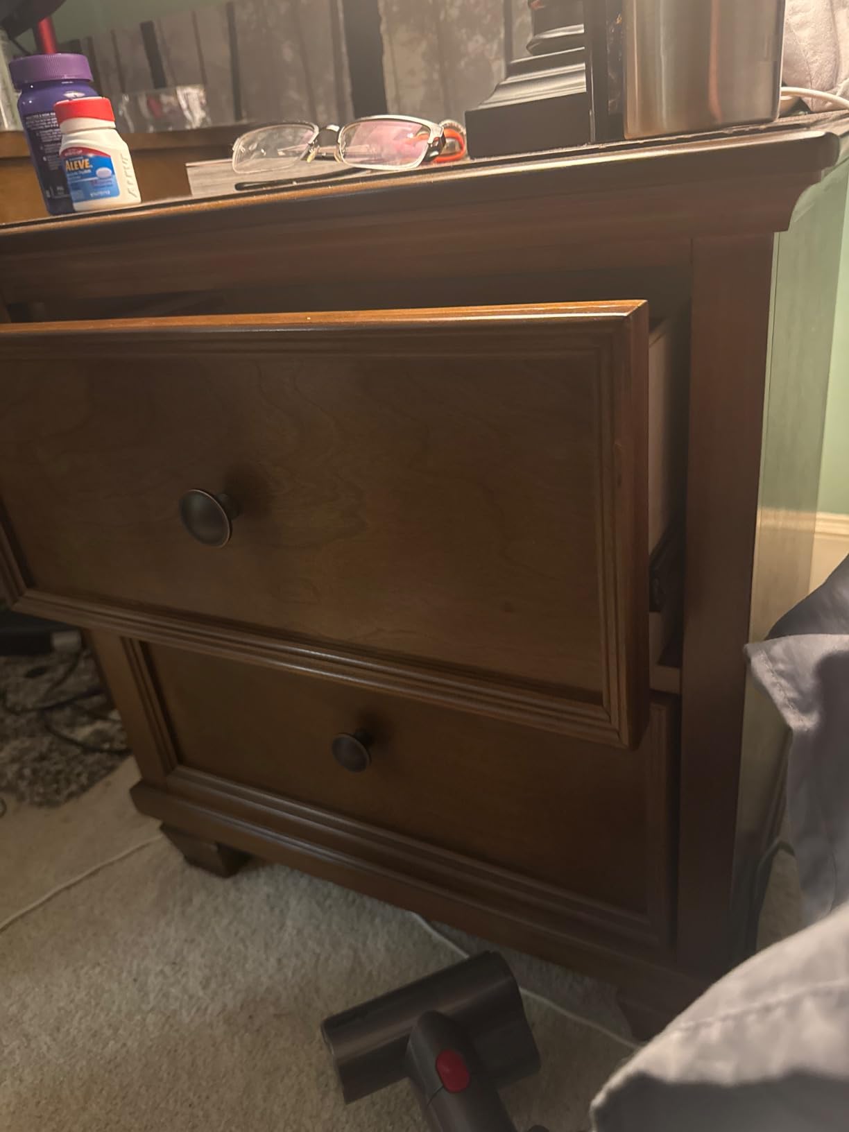 Signature Design by Ashley Danabrin Classic 2 Drawer Nightstand for Bedroom, 26.63