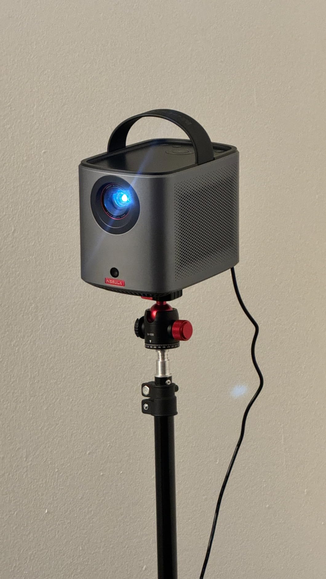 Mars 3 Air Portable Outdoor Projector, Built-In Battery | Google TV, 1080p, 400 ANSI Lumen, 2.5H Playtime, Netflix Officially Licensed, Dolby Digital Sound, 150