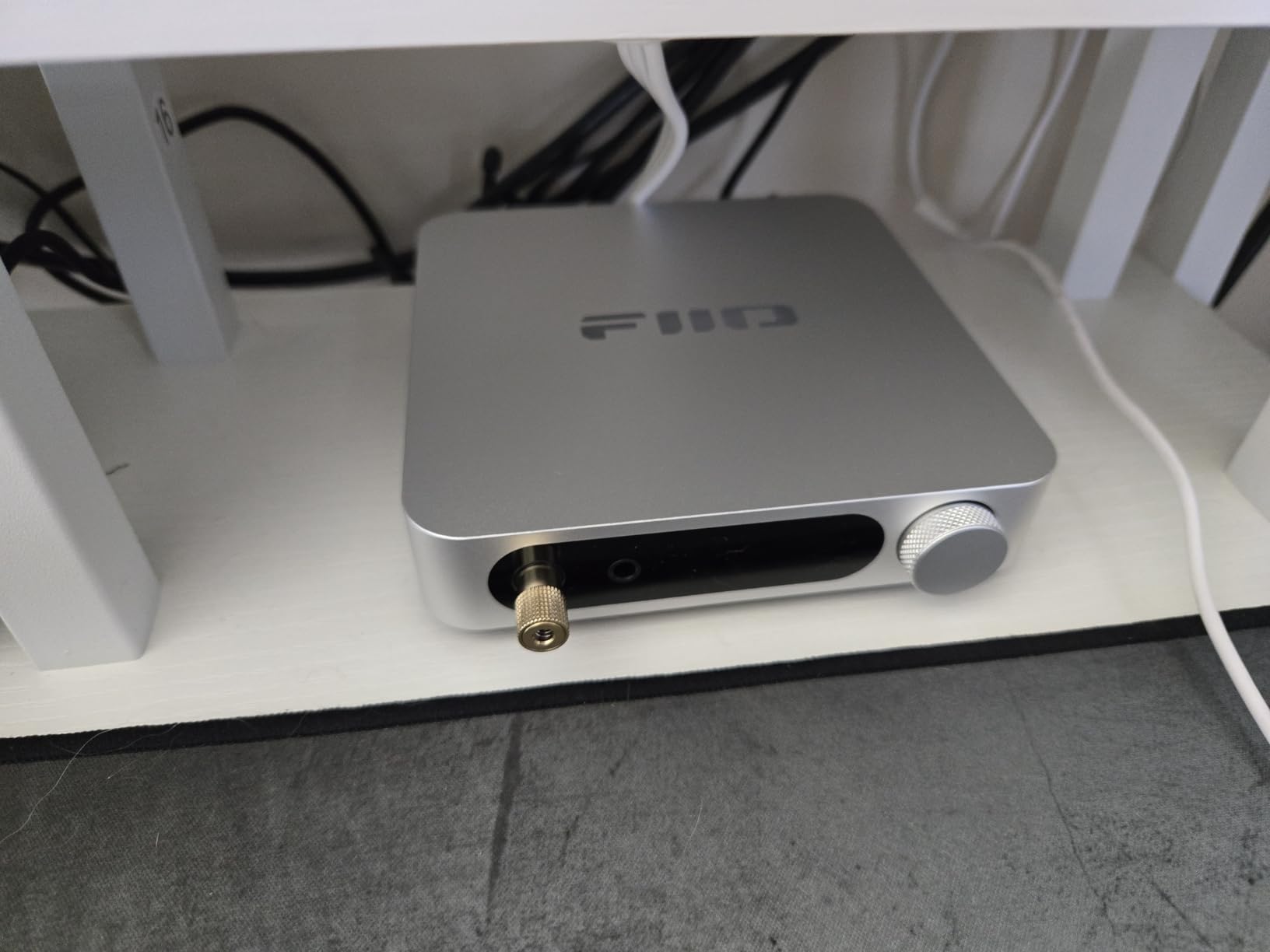 FiiO K11 DAC and Headphone Amplifier for Home Audio or PC, 6.35mm and Balanced 4.4mm, RCA, Coaxial, Optical, 1400mW, 384kHz/24Bit DSD256 (Silver) customer photo 2