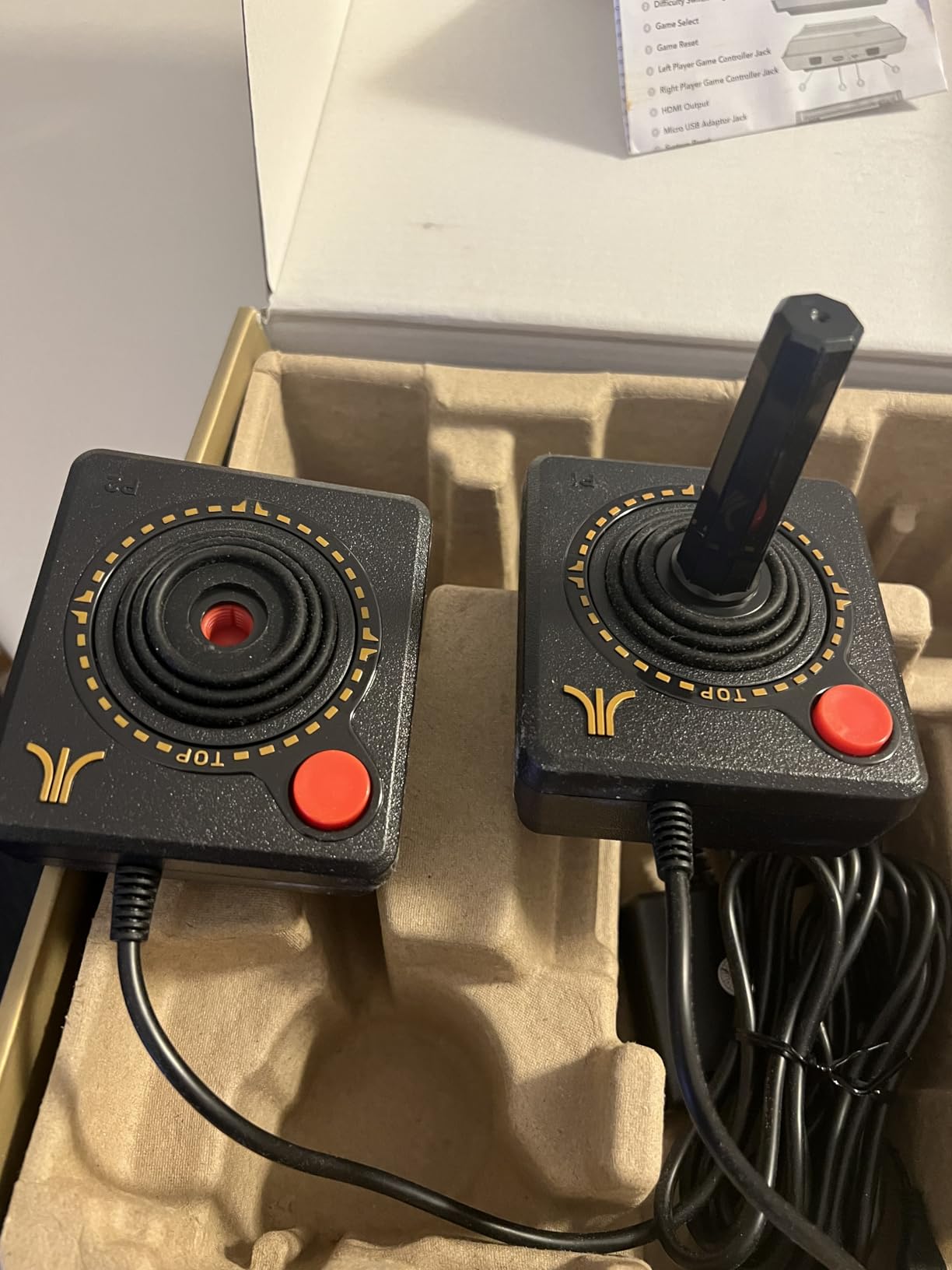 Atari Flashback 12 Gold, Retro Game Console, Built-in 130 Classic Games, Two Joystick and Paddle Controllers, HDMI, PLUG & PLAY on HD TV customer photo 1