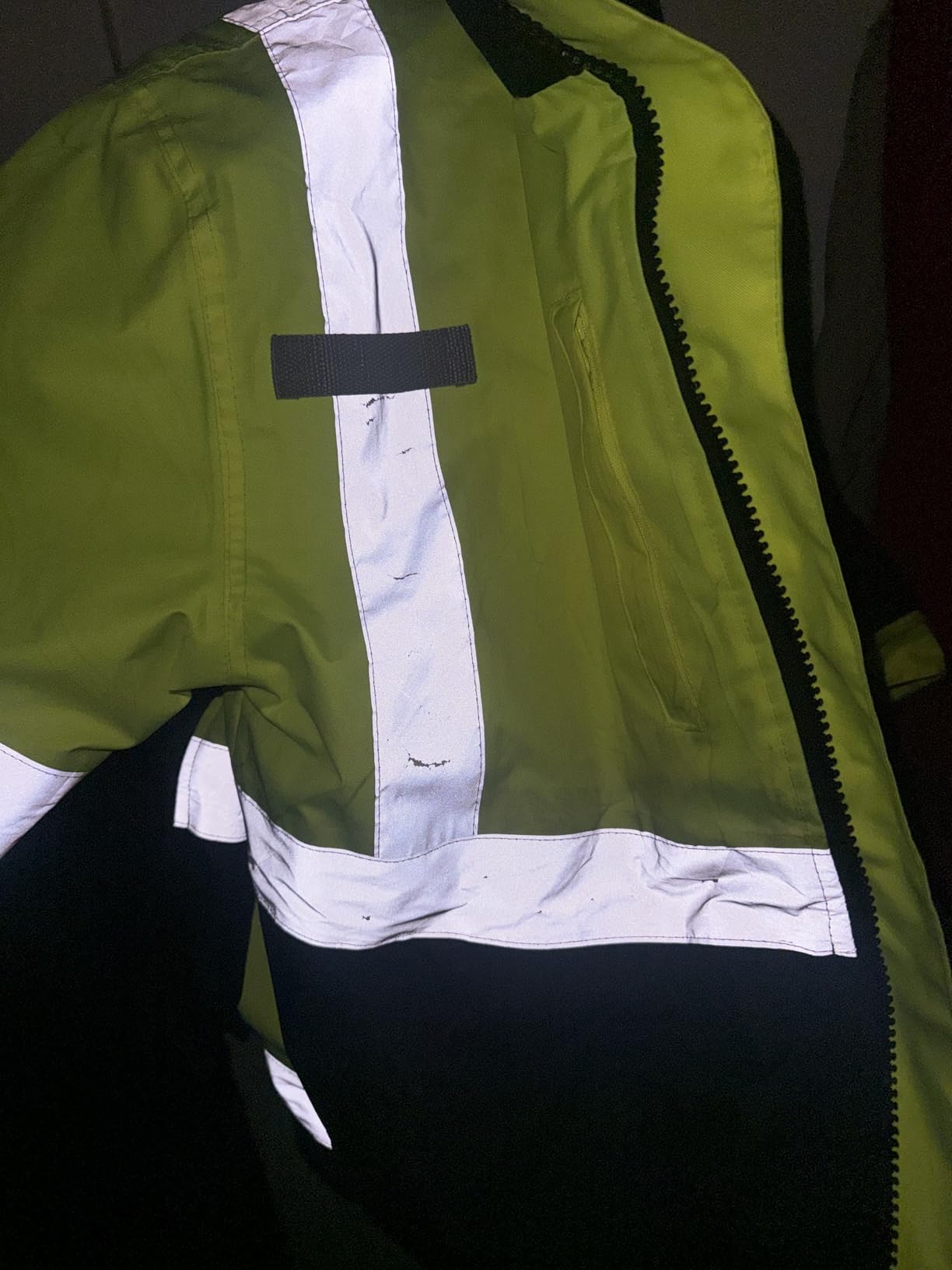 TCCFCCT Hi Vis Jackets for Men Women Waterproof High Visibility Safety jackets for Men, Warm Reflective Jacket with Pockets, Construction Coats for Cold Winter, High Vis Rain Gear, J-Yellow, XL customer photo 2
