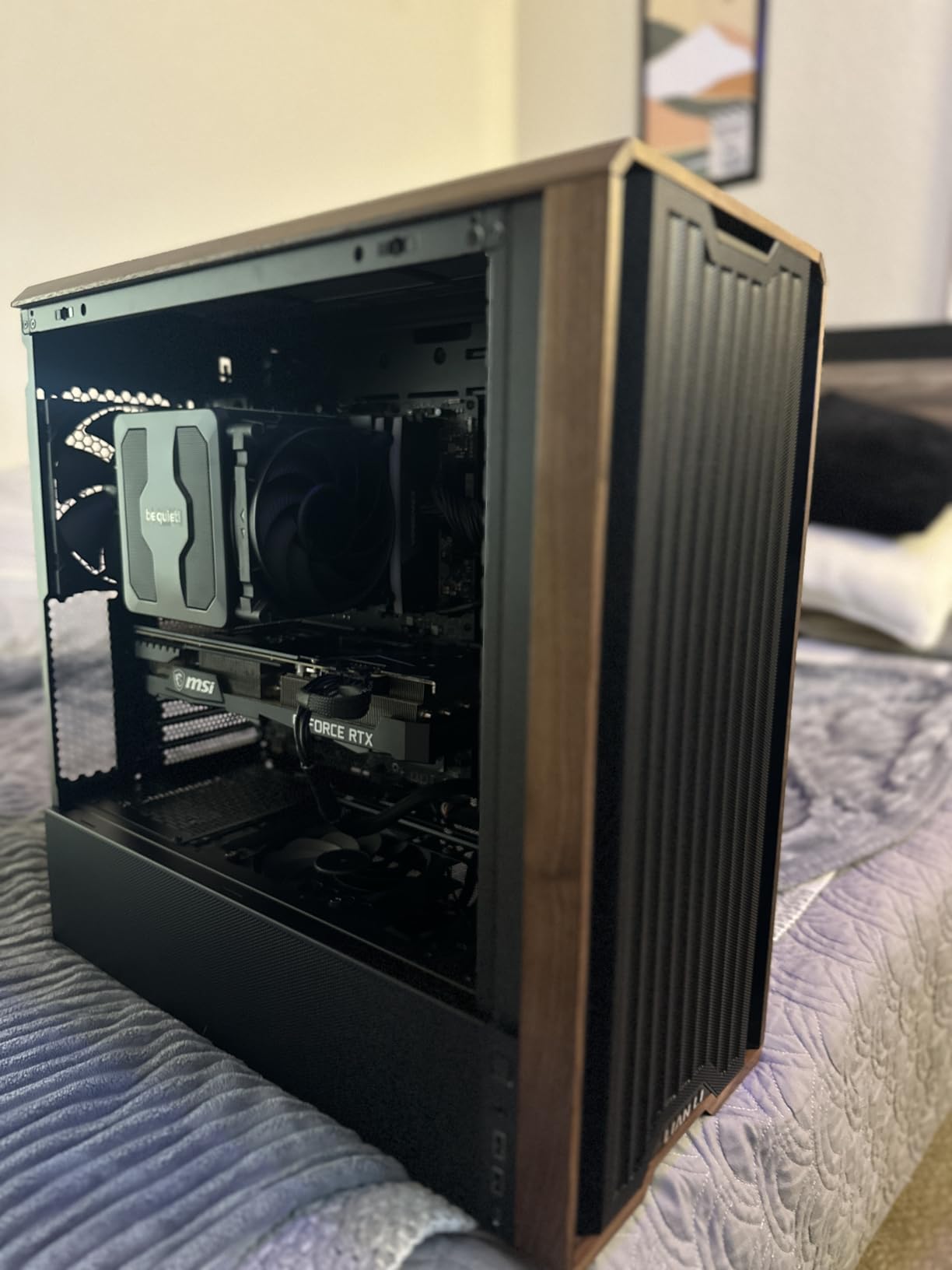 be quiet! Dark Rock Pro 5 Quiet Cooling CPU Cooler | Immensely High Airflow | 7 high-Performance Copper Heat Pipes | Speed Switch | Thermal Grease | BK036 customer photo 1