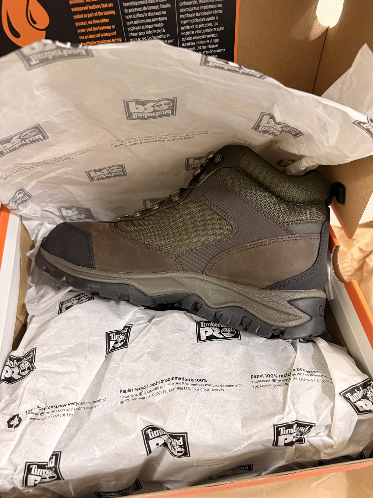 Timberland PRO Men's Keele Ridge Steel Safety Toe Waterproof Industrial Hiking customer photo 2