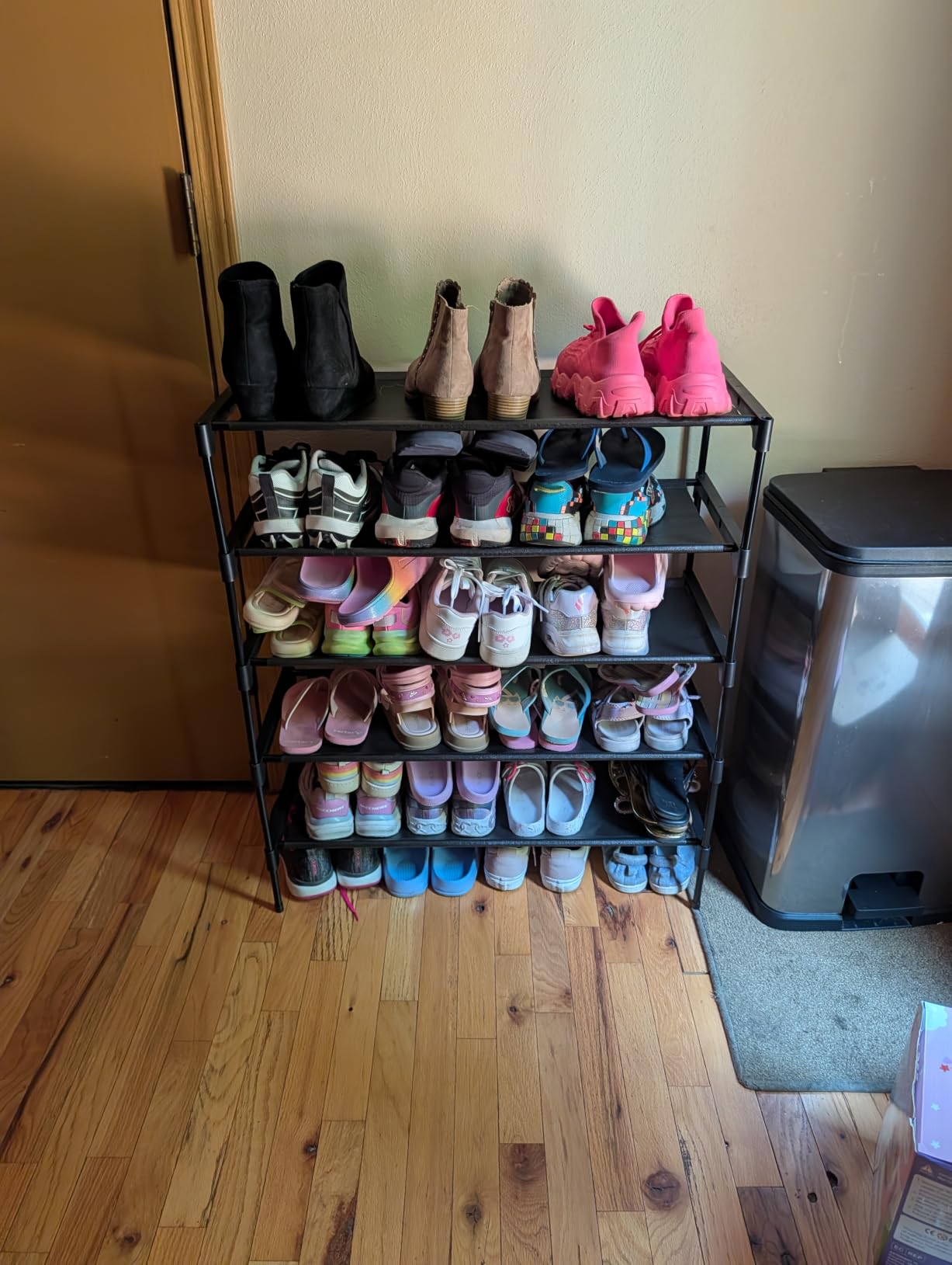 Kitsure Shoe Rack - Non-Woven Shoe Rack Shelf, 27.5