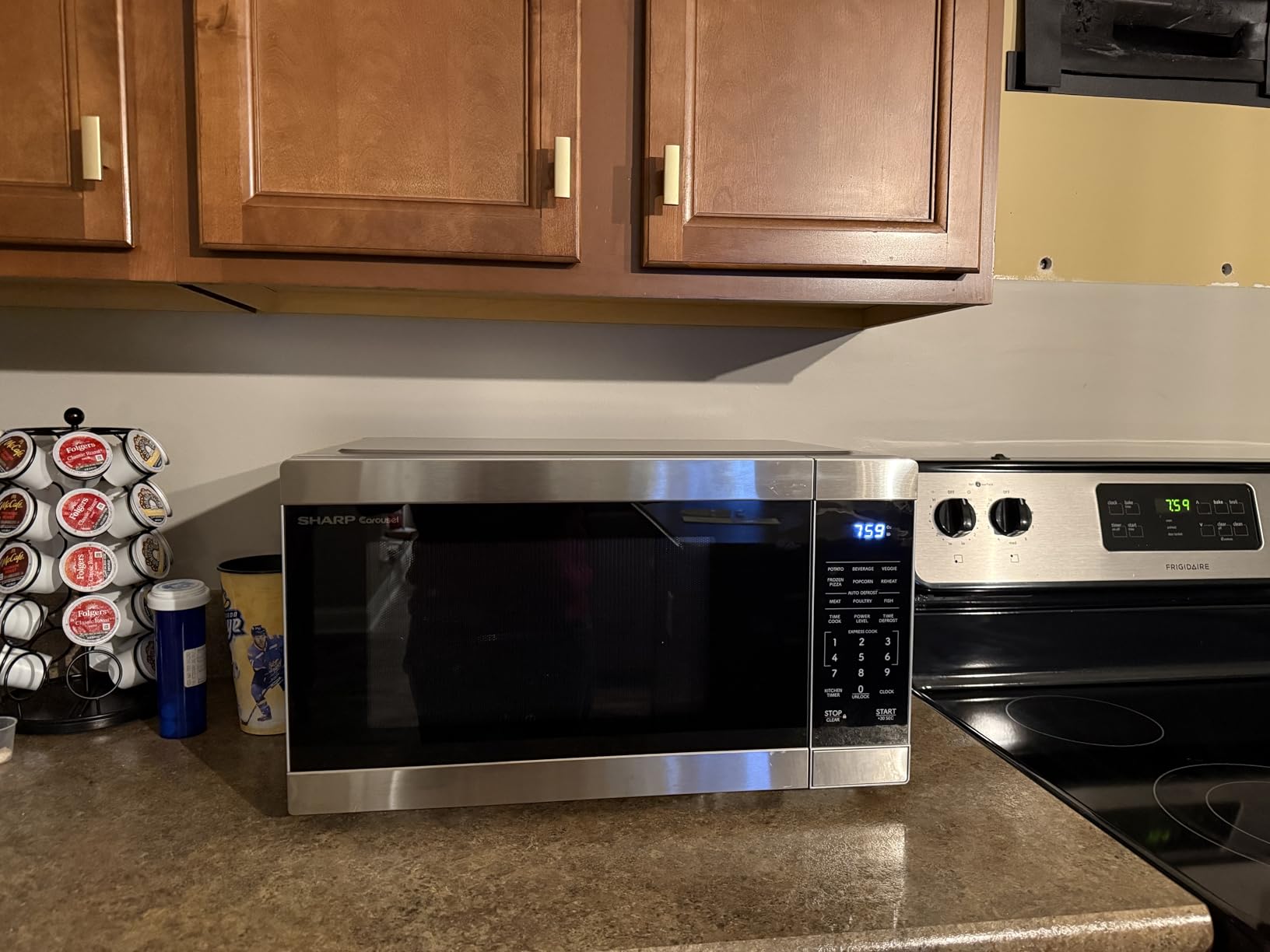 Sharp SMC1162KS 1.1 cu. ft. 1000W Stainless Steel Countertop Microwave Oven customer photo 2