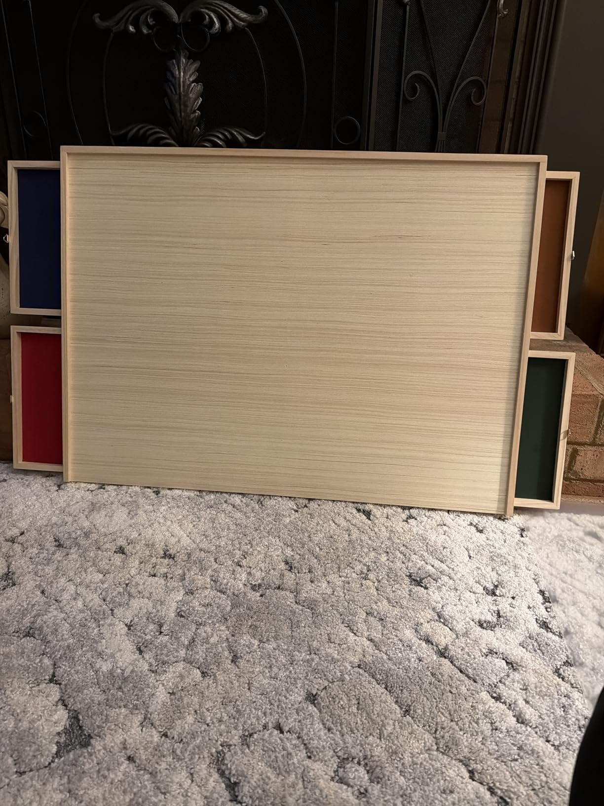 1000 Piece Puzzle Board with Drawers Rotatable 360-Degree Wheels and Cover 30