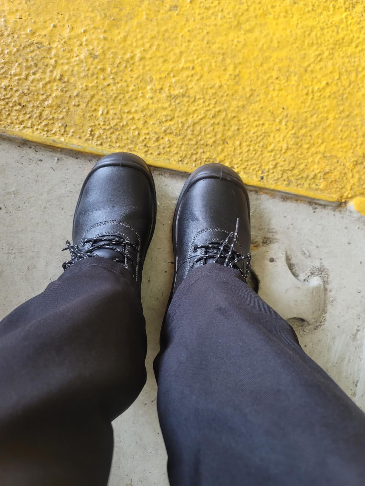 NINGO Steel Toe Boots for Men, Non Slip Work Boots, Puncture Resistant | Comfortable Mens Steel Toe Safety Work Boots, Leather, ASTM F2413-24, EH Rated, for Industrial Construction Warehouse customer photo 1