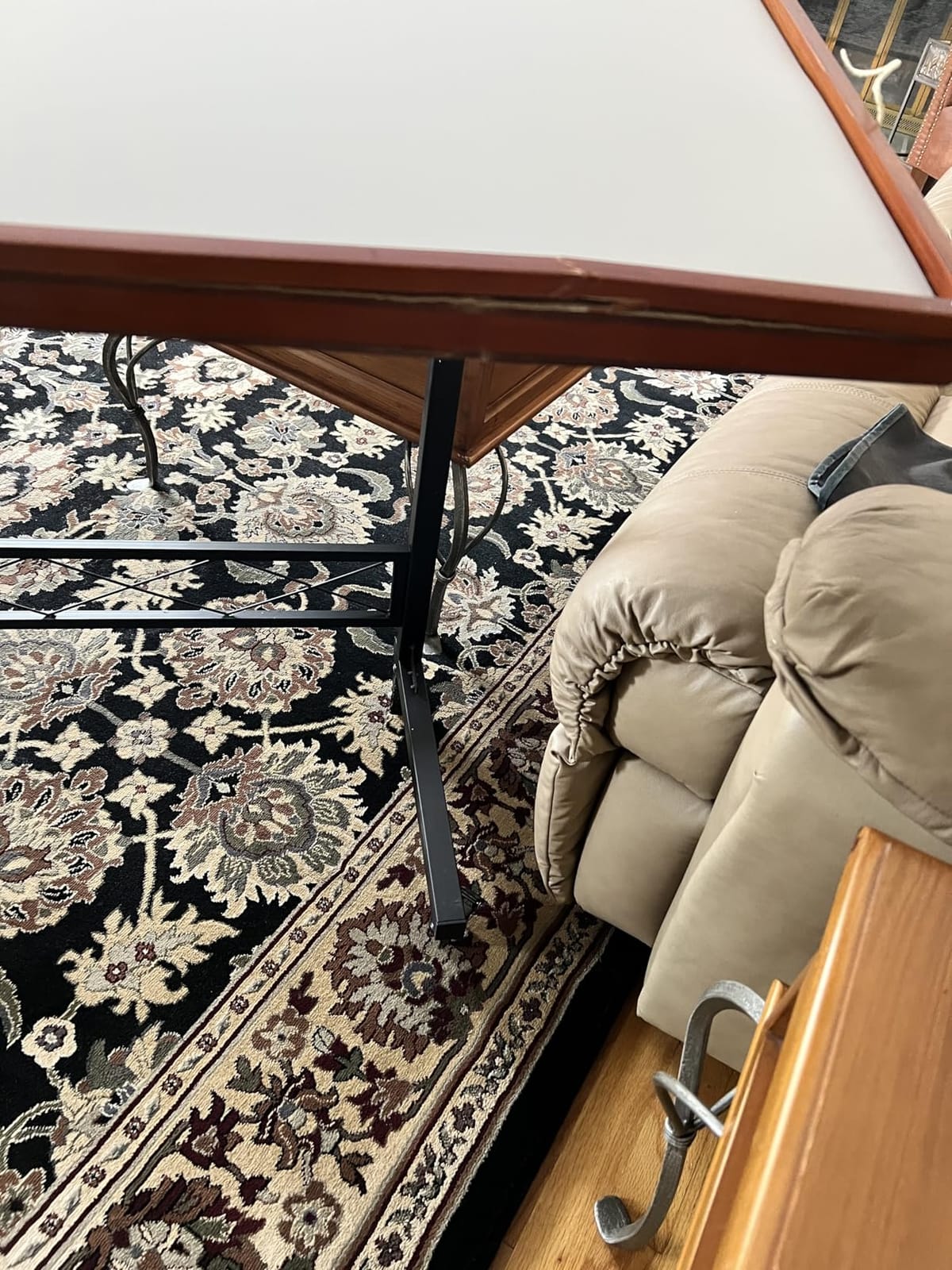 JoyBerri Jigsaw Puzzle Table with Drawers - Adjustable Height, All Ages | Portable puzzle station, for 1500 piece, 9 height levels, locking wheels, cover & bonus puzzle included customer photo 1