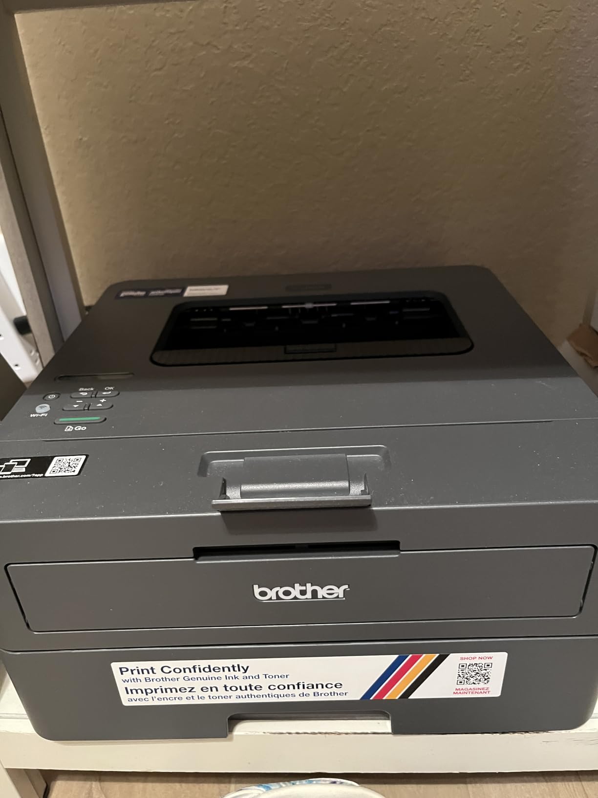 Brother HL-L2405W Wireless Compact Monochrome Laser Printer with Mobile Printing customer photo 1