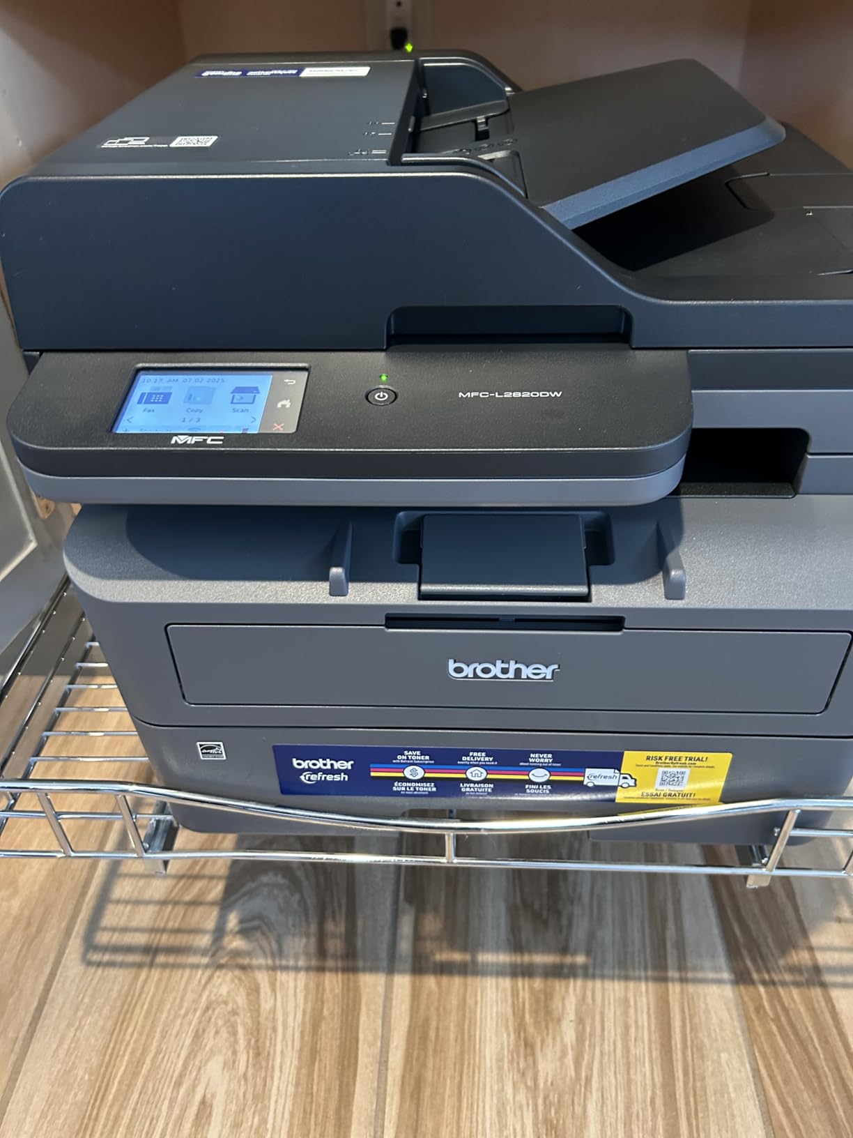 Brother MFC-L2820DW Wireless Compact Monochrome All-in-One Laser Printer with Copy, Scan and Fax, Duplex customer photo 2