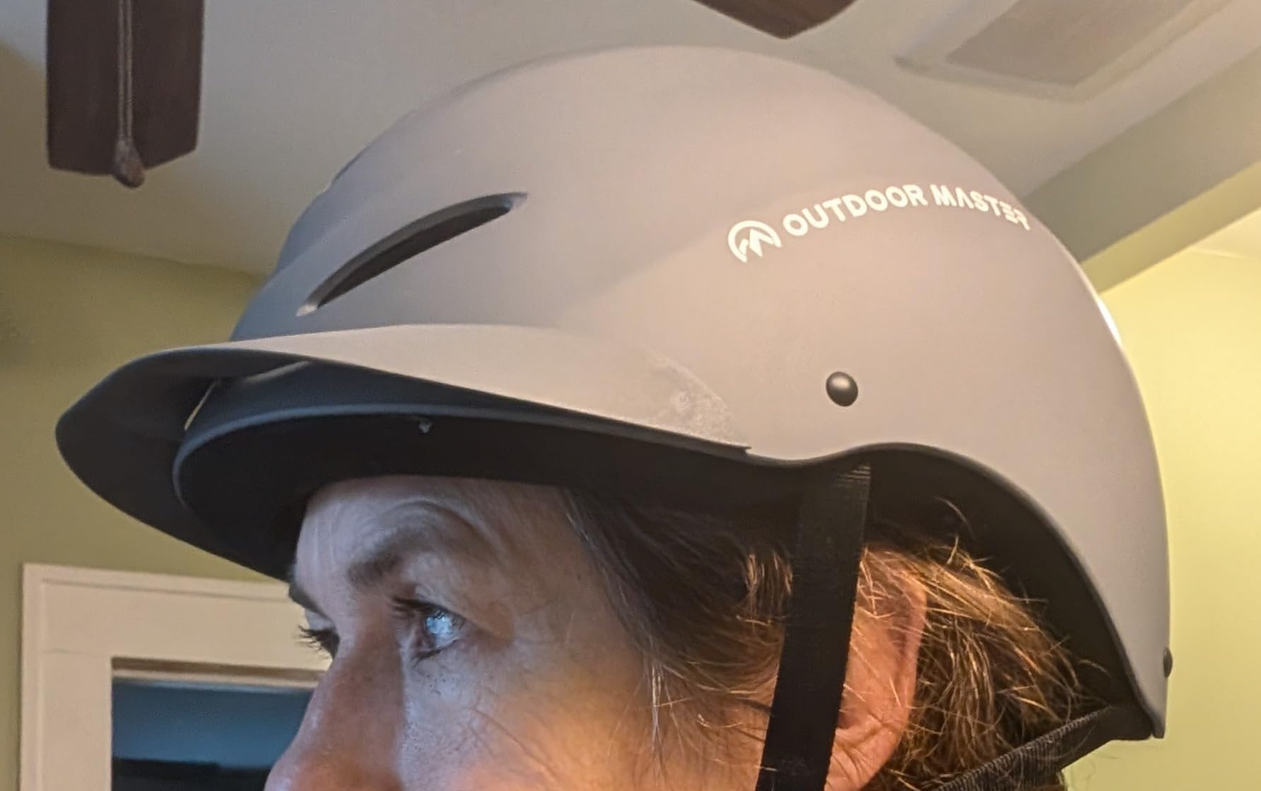 OutdoorMaster Equestrian Helmet, Breathable Horse Riding Helmet with Visor | ASTM F1163-15 certified, ABS + EPS, Adjustable dial, Removable washable liner, Fits adult & youth, For horse back riding customer photo 1