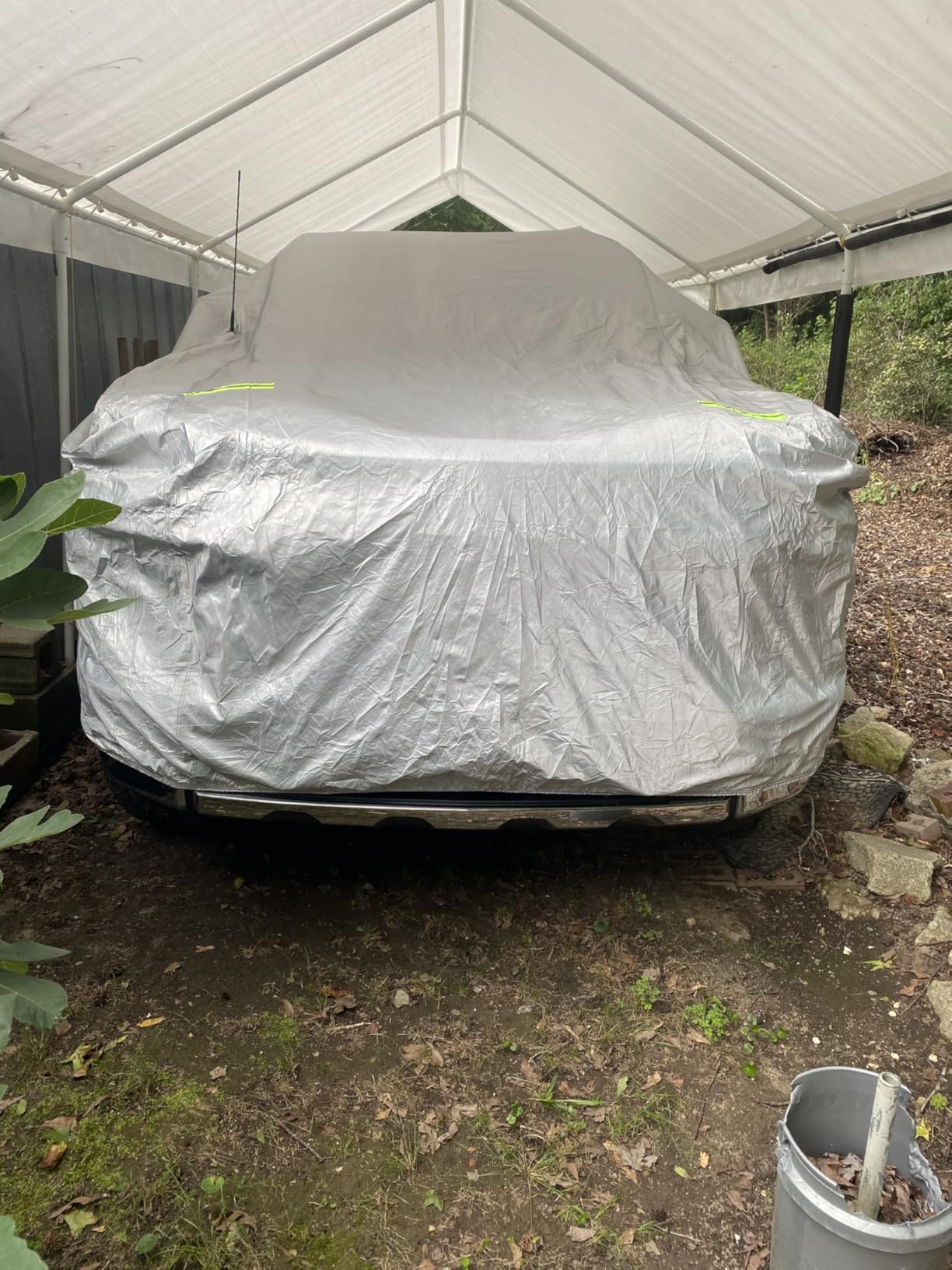 Car Cover Waterproof All Weather for Automobiles, Size A3 (187-198 inch) | Multi-Layer with Zipper Cotton Fit for Toyota Camry, Honda Accord, Ford Mustang, Chevy Camaro/Malibu, Kia Optima/K5 customer photo 1