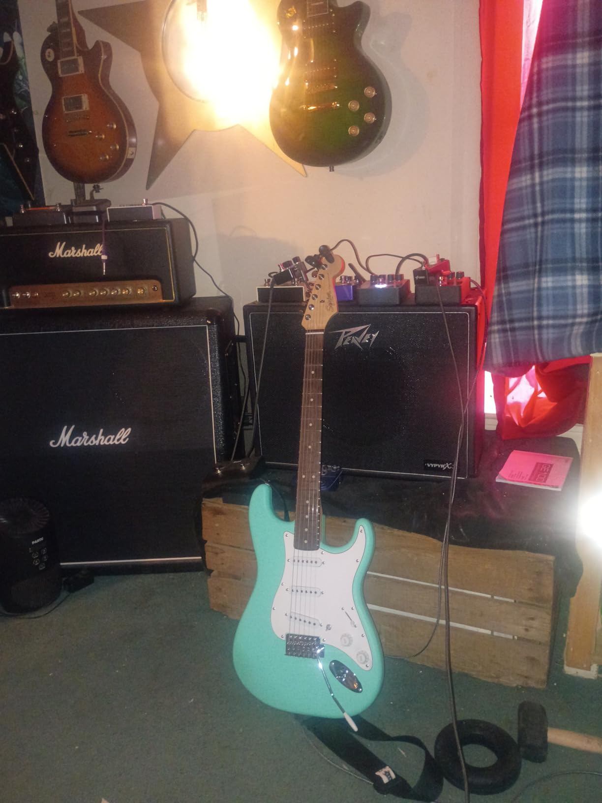 Fender Squier Debut Stratocaster Beginner Electric Guitar, Matte Black | Starter electric guitar for kids and adults, free lessons, 2-year warranty, iconic Strat shape, under $200 customer photo 2