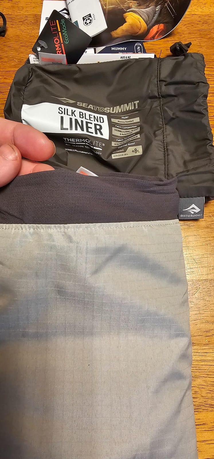 Sea to Summit Silk Blend Sleeping Bag Liner customer photo 2