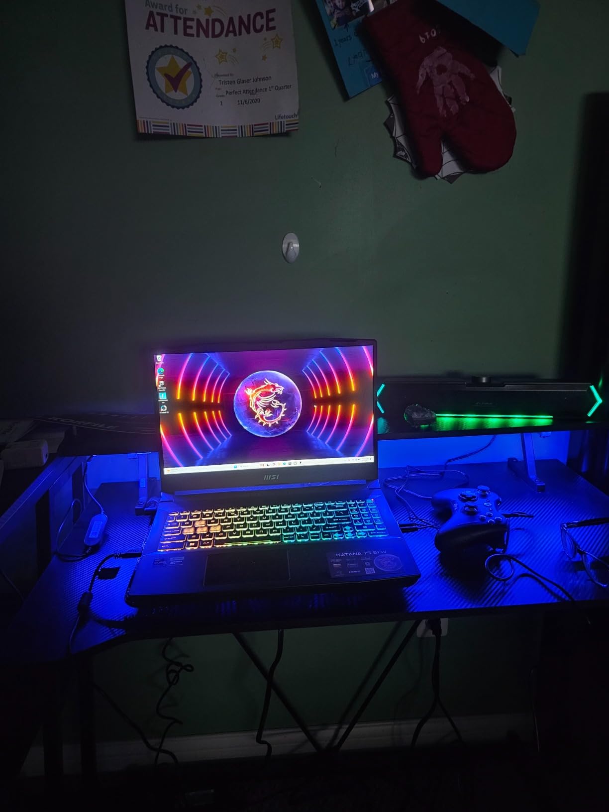 msi Katana 15 15.6 inch 165Hz QHD Gaming Laptop: Intel Core i7-13620H, NVIDIA Geforce RTX 4070, 16GB DDR5, 1TB NVMe SSD, Cooler Boost 5, Win 11: Black B13VGK-2000US customer photo 1