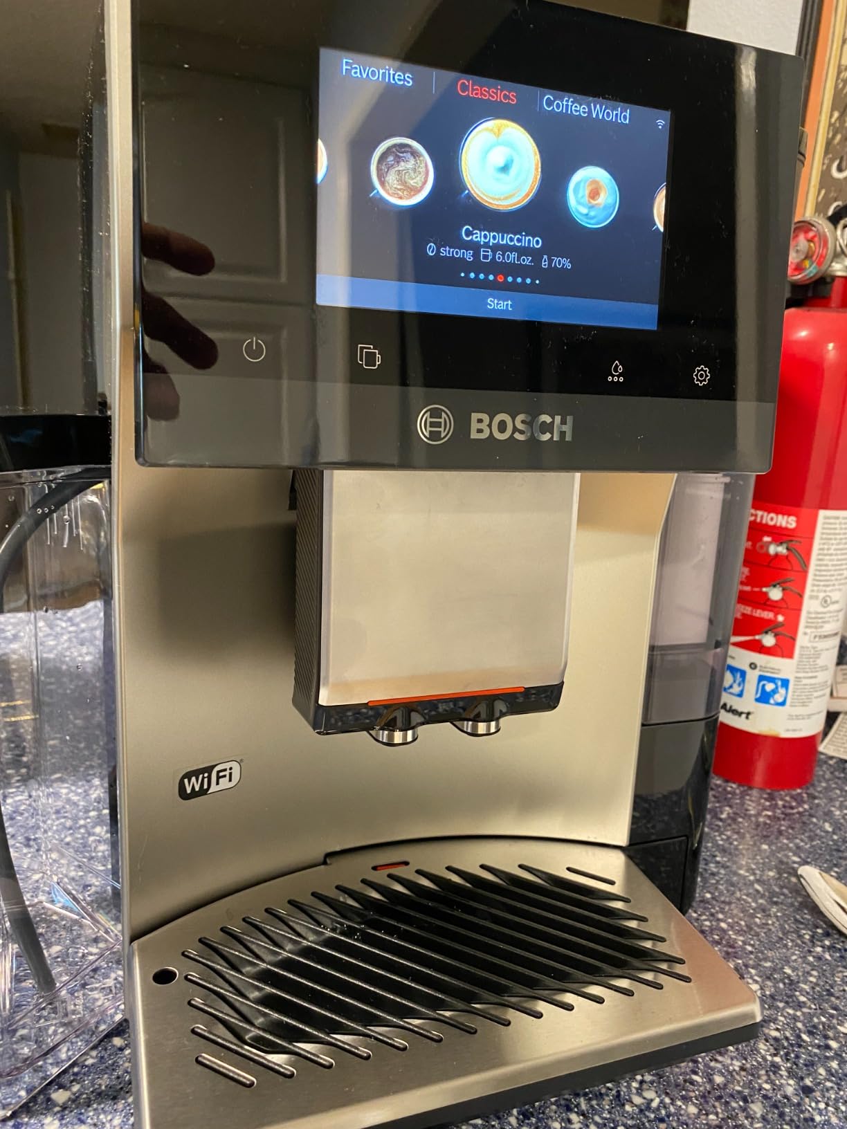 Bosch 800 Series Fully Automatic Coffee, Espresso Machine - Silver | Double Cup, Touchscreen, Large Bean Capacity, 36 Drinks, Cold Brew, Save up to 30 Profiles - Integrated Milk Container customer photo 2