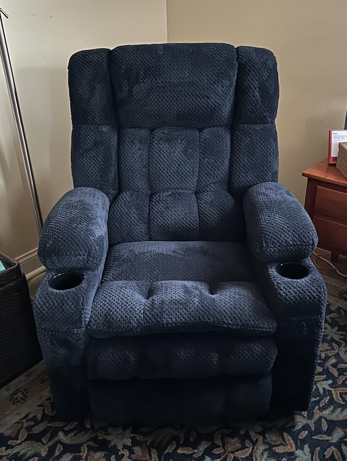 MCombo Oversized Dual Motor Power Lift Recliner Chair for Elderly R7891 | Heat and Massage, Zero Gravity Lift Chair, Infinite Position, Lay Flat, USB Ports, Big& Tall, Fabric (Large-Wide, Mocha) customer photo 2
