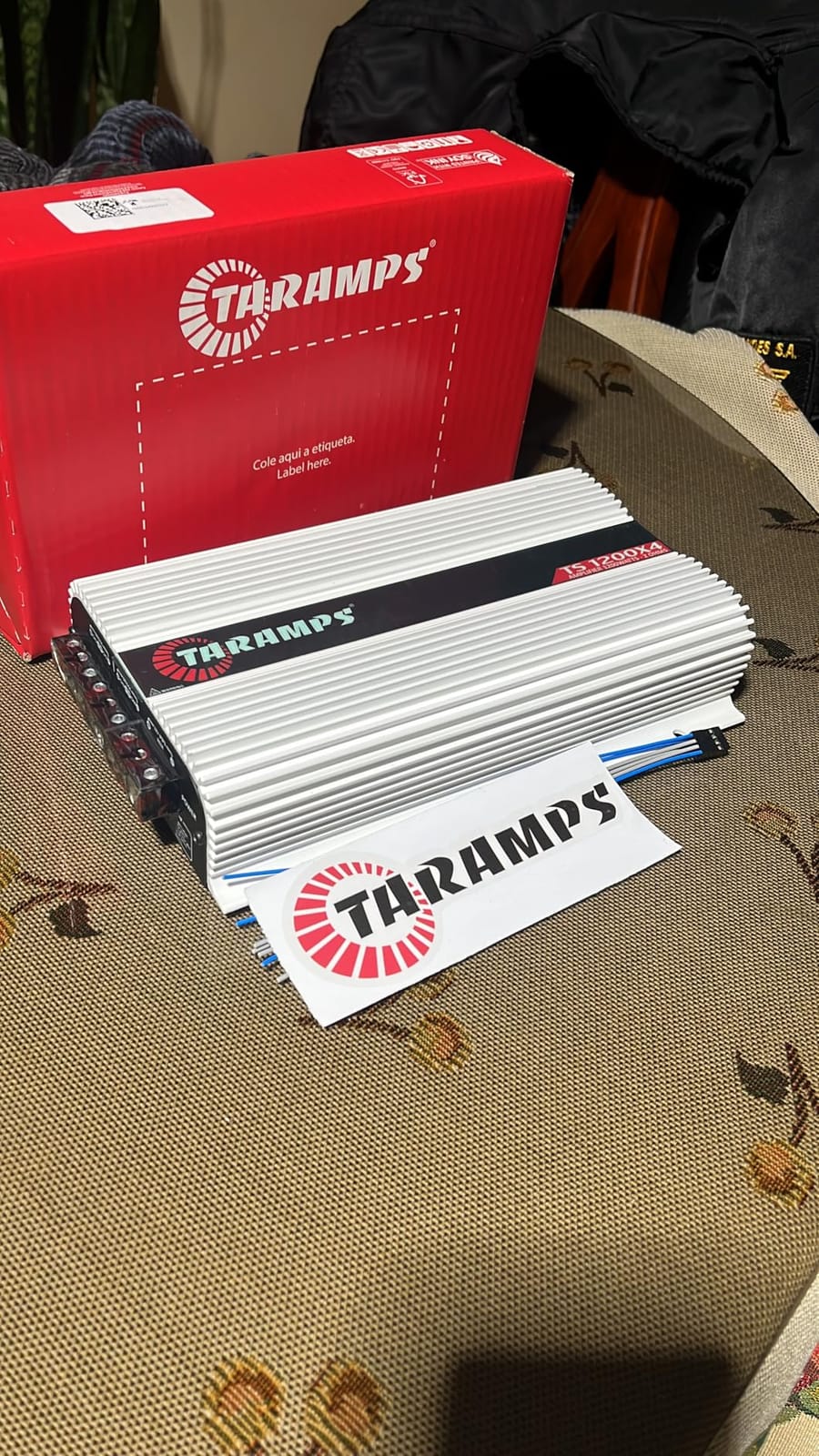 Taramps TS 1200 Watt Amp 4 Channel Amplifier Car Audio, Full Range Crossover Fixed RCA/Wire Input - Multichannel Class D, 2 Ohm Car Amplifier Kit Profesional Installation Recommended customer photo 1