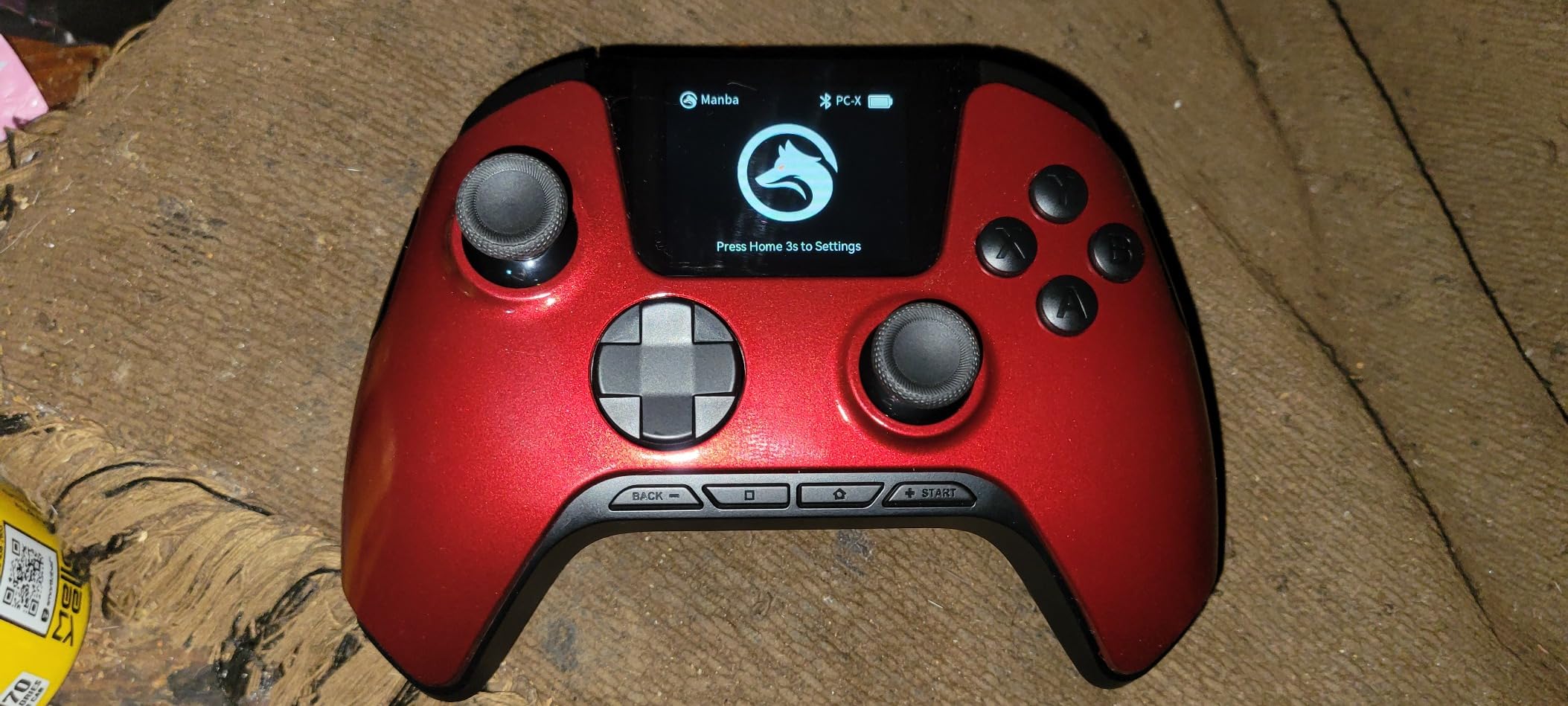 ManbaOne Interactive Screen Wireless Gaming Controller for PC/Switch/Switch 2/iOS/Android, Hall Effect Stick & Trigger, RGB Lighting, Remappable Buttons, 1800mAh with Charging Dock (Black) customer photo 2