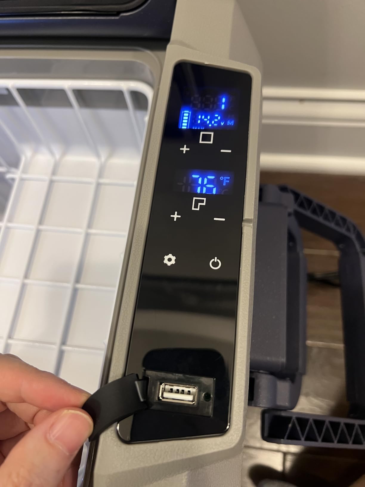 BODEGACOOLER 12 Volt Portable Refrigerator,64 Quart Car Fridge Dual Zone -4℉-68℉,60L Car Freezer APP Control,Electric Compressor Cooler 12/24V DC and 100-240V AC for RV,Camping,Travel,Truck,Vehicles customer photo 2