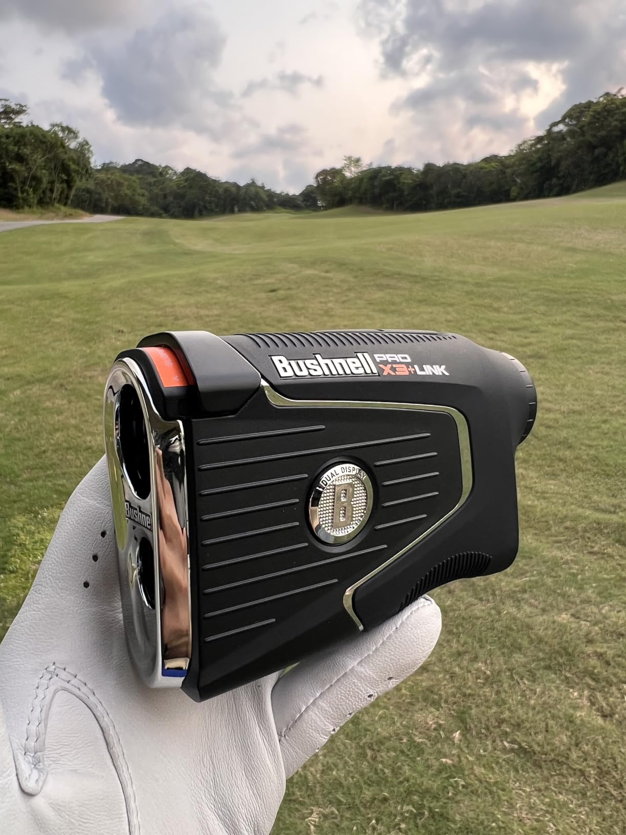 Bushnell Golf Pro X3+ Link Laser Rangefinder | Wind Speed, Slope & Elements Compensation, 1300-Yard Range, 7X Magnification customer photo 1