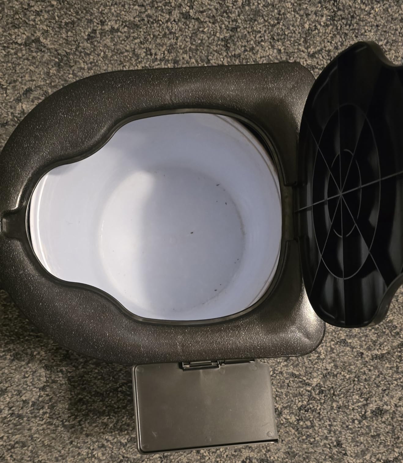 Sckee Camping Toilet, Portable Toilet for Adults, Portable Travel Folding Toilet with Lid and Paper Holder, Compact Potty for Car, Camp Toilet Portable Toilet for Camping, Hiking,Truck, RV, Beach customer photo 2