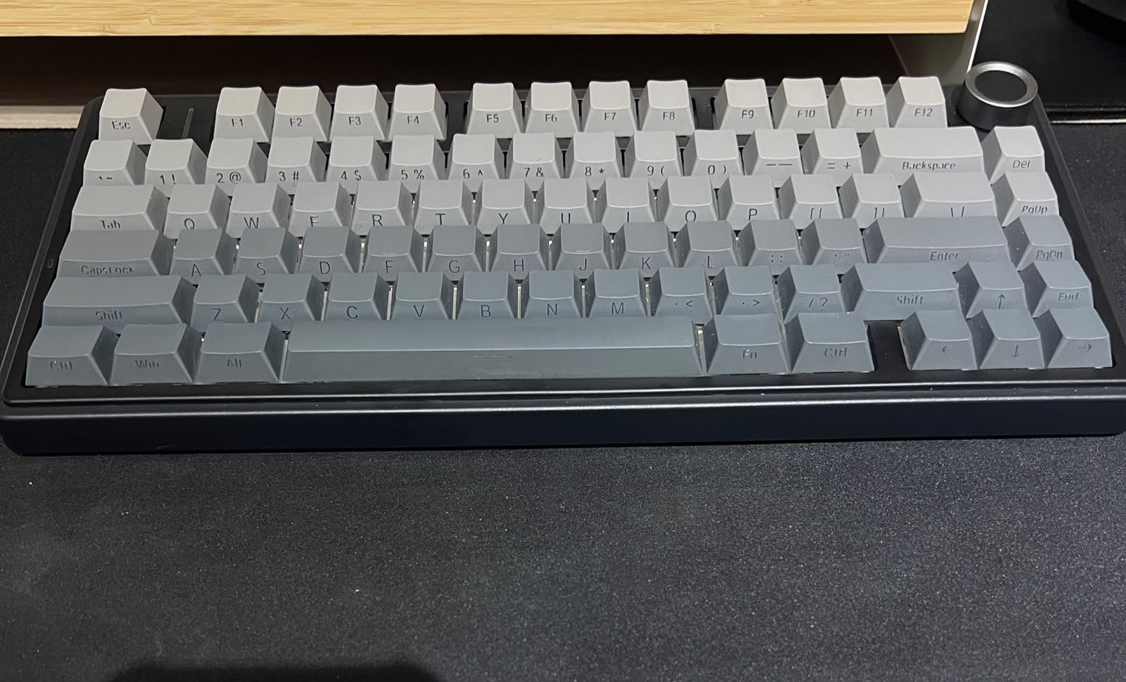 AULA F75 Pro Wireless Mechanical Keyboard, 75% Hot Swappable Custom Keyboard with Knob, RGB Backlit, Pre-lubed Reaper Switches, Side Printed PBT Keycaps, 2.4GHz/USB-C/BT5.0 customer photo 1
