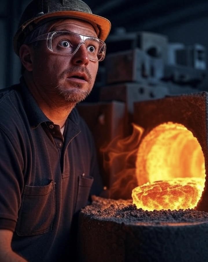VEVOR 6KG Propane Melting Furnace Kit, Large Capacity Foundry Home Kilns, Blacksmithing Forge with Crucible & Tongs Kiln for Metal Scrap Recycle, Gold Copper Silver Casting customer photo 2