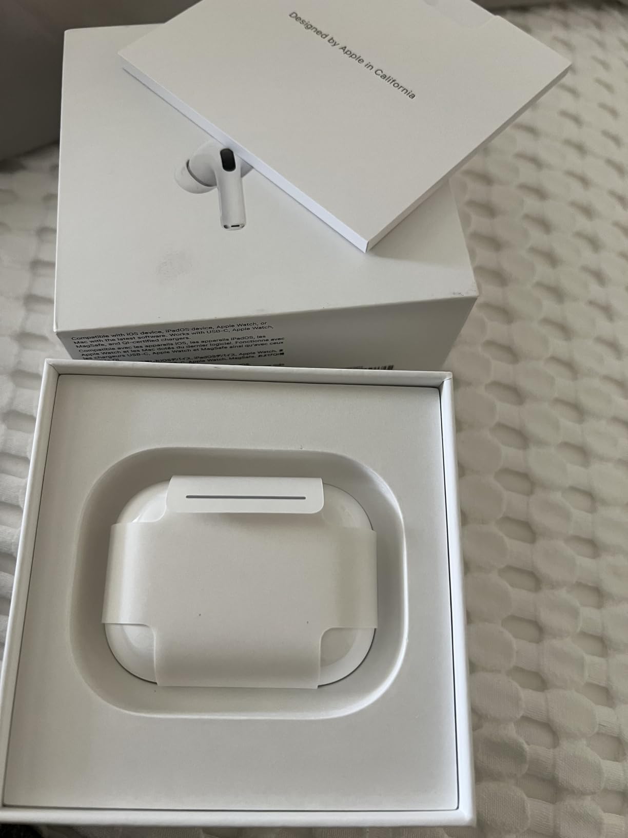 Apple AirPods Pro 2 Wireless Earbuds, Active Noise Cancellation, Hearing Aid Feature, Bluetooth Headphones, Transparency, Personalized Spatial Audio, High-Fidelity Sound, H2 Chip, USB-C Charging customer photo 2