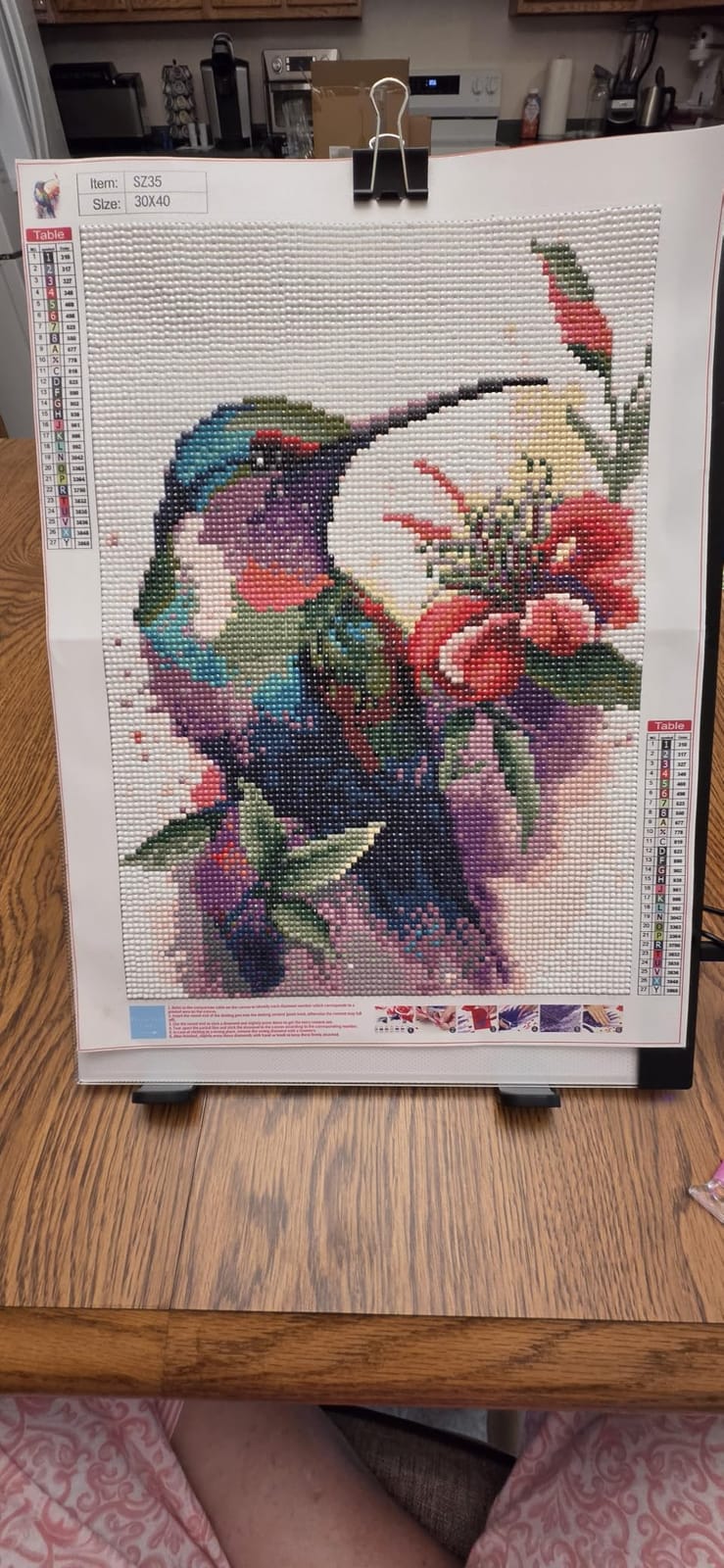 Hydrangea Diamond Painting Kits for Adults,Flowers Diamond Art 12x16inch | Diamond Art Kits for Adults 5D Diamond Painting Flowers,DIY Full Drill Diamond Painting Flower Gem Art and Crafts customer photo 1