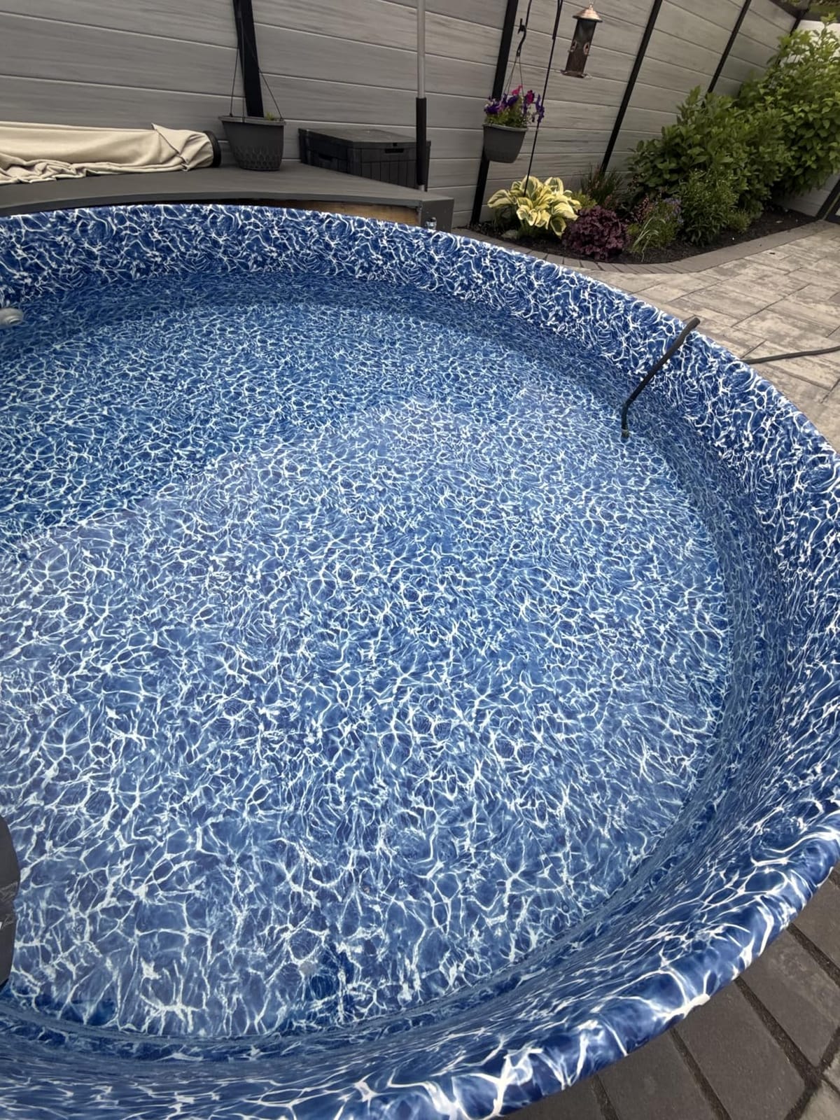 Stock Tank Pool Liner - Galvanized Stock Tank Protective Liner (8ft Round) customer photo 1