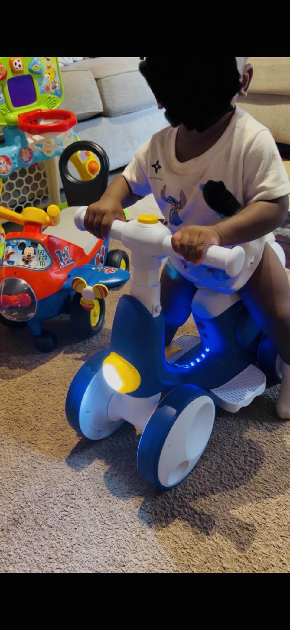 Ydier 6V Electric Baby Balance Bike with Bubble Machine customer photo 1