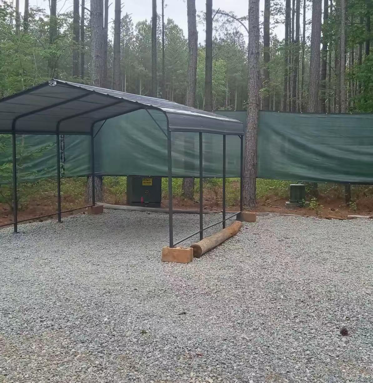 AirWire 10x15 FT Metal Carport Canopy with Reinforced Base | Heavy Duty Car port, Outdoor Galvanized Steel Garage Shelter for Boat and Truck customer photo 1
