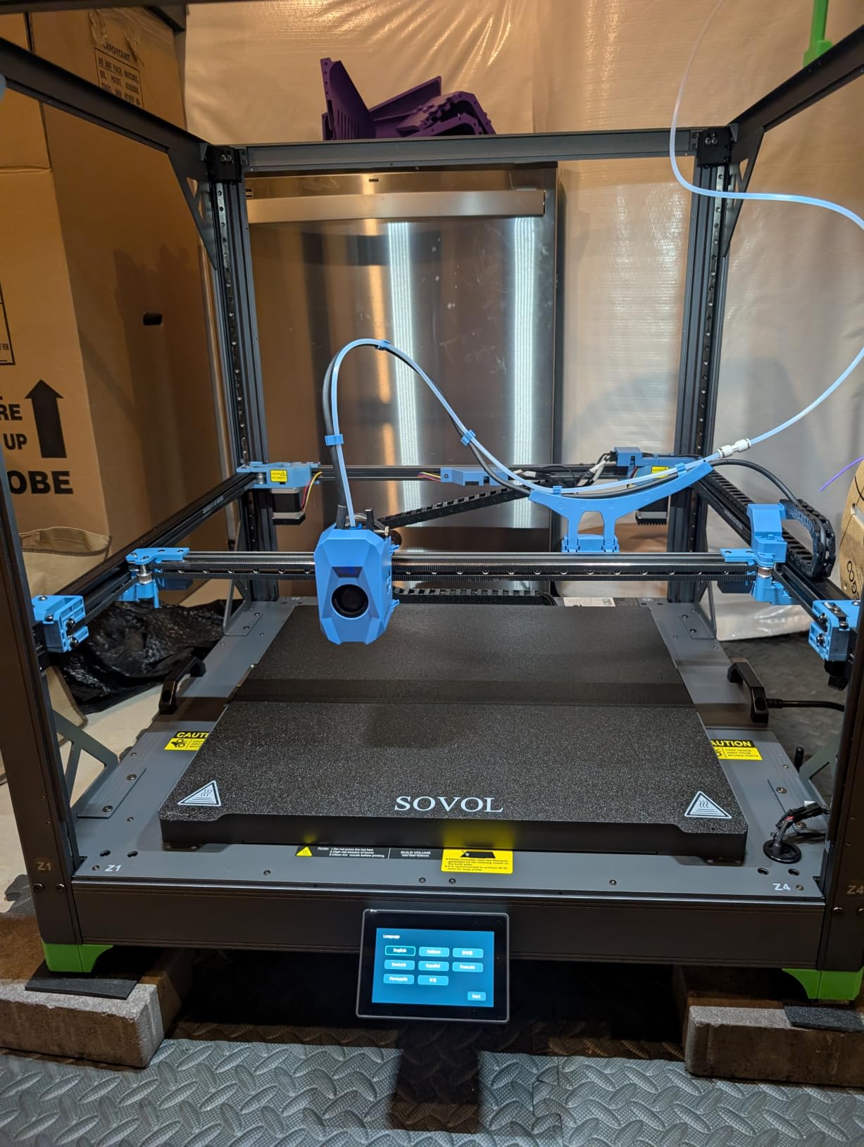 Sovol SV08 Core-XY 3D Printer Voron 2.4 Open Source, 700mm/s High Speed 3D Printers with 300℃ Clog-Free Hotend & Camera, Auto Leveling with 4 Independent Z Motors, Large Print Size 13.8x13.8x13.6in customer photo 2