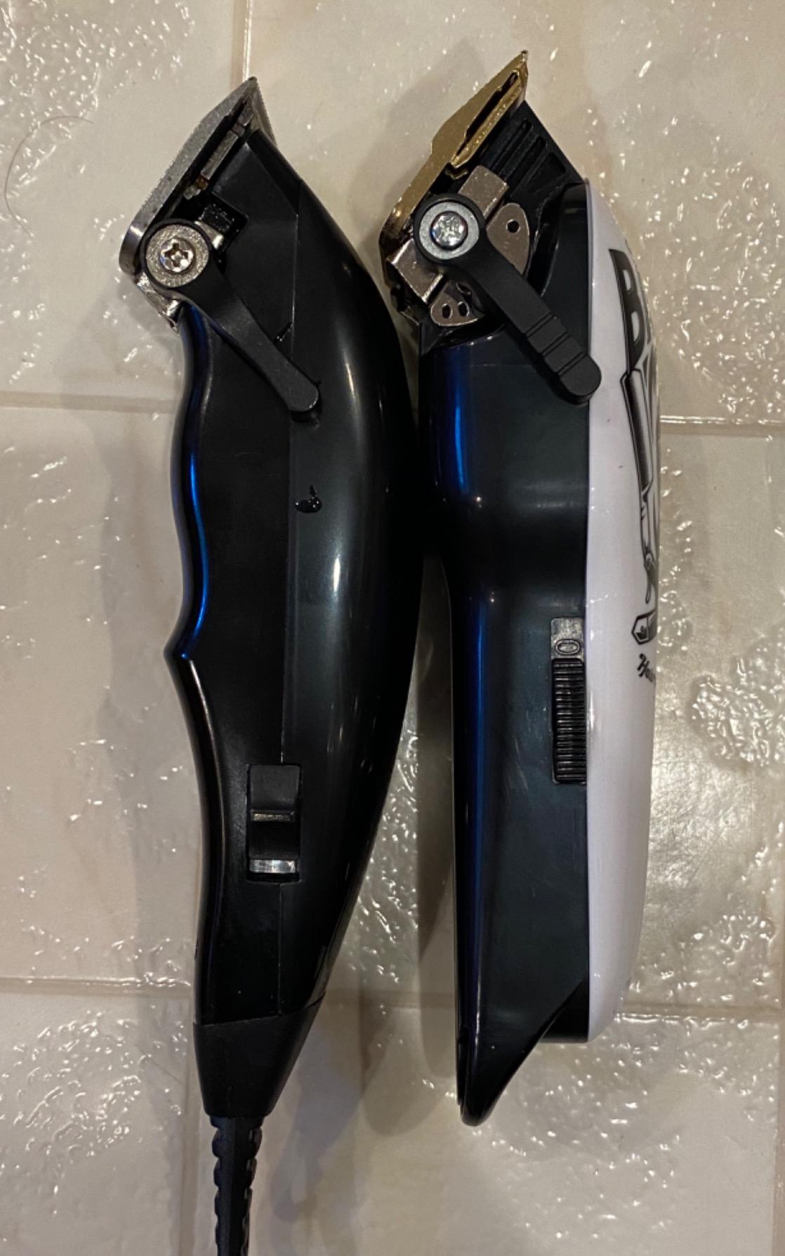 BESTBOMG Hair Clippers for Men, Clipper, Trimmer & Shaver Set BS-Y4T9, Professional Hair Clippers for Men, Barber Grooming Kit, Zero-Gapped T-Blade & LED Display, Gifts for Men, White customer photo 1