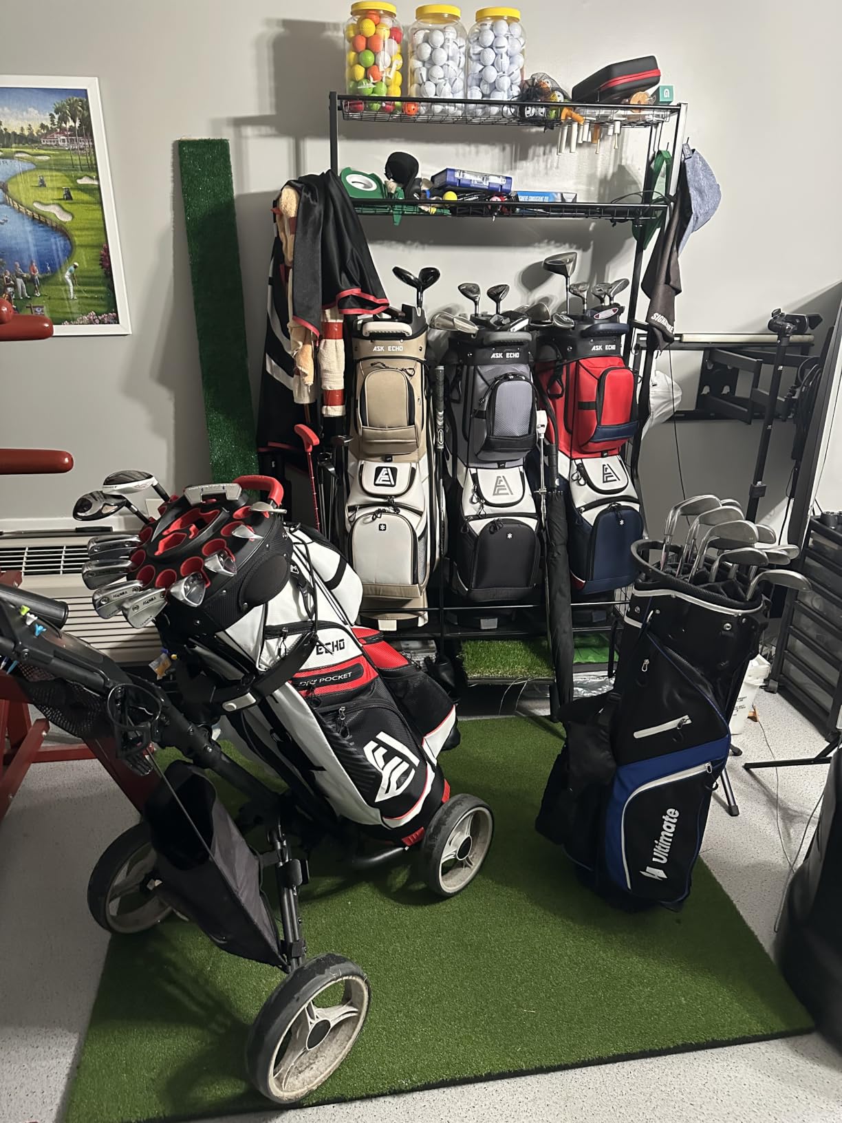 ASK ECHO T-Lock 3.0 Golf Cart Bag, Quiet 14-Way Full-Length Divider customer photo 1