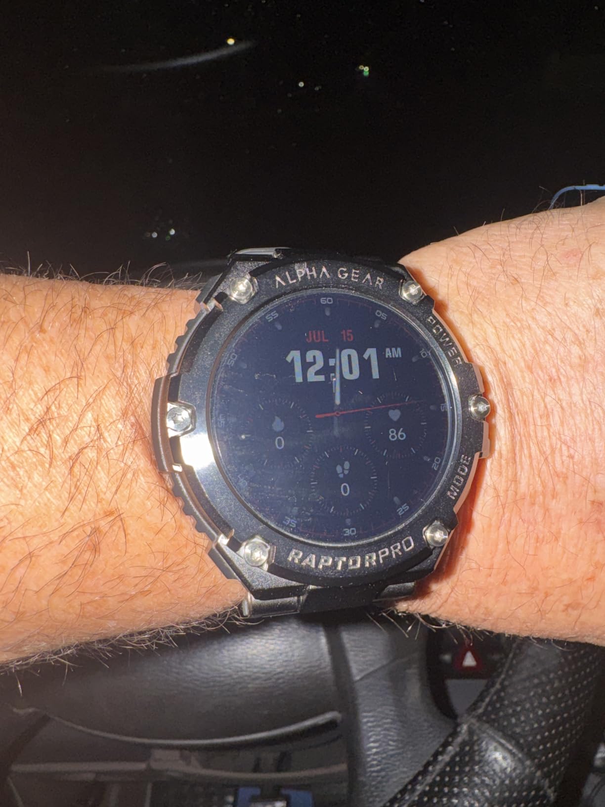 ALPHAGEAR Raptor PRO Smartwatch for Men, Tactical Military Smart Watch, 800mAh 21-Day Battery, Bluetooth Calling, IP68 + 5ATM Water Resistant, for Android iPhone customer photo 1