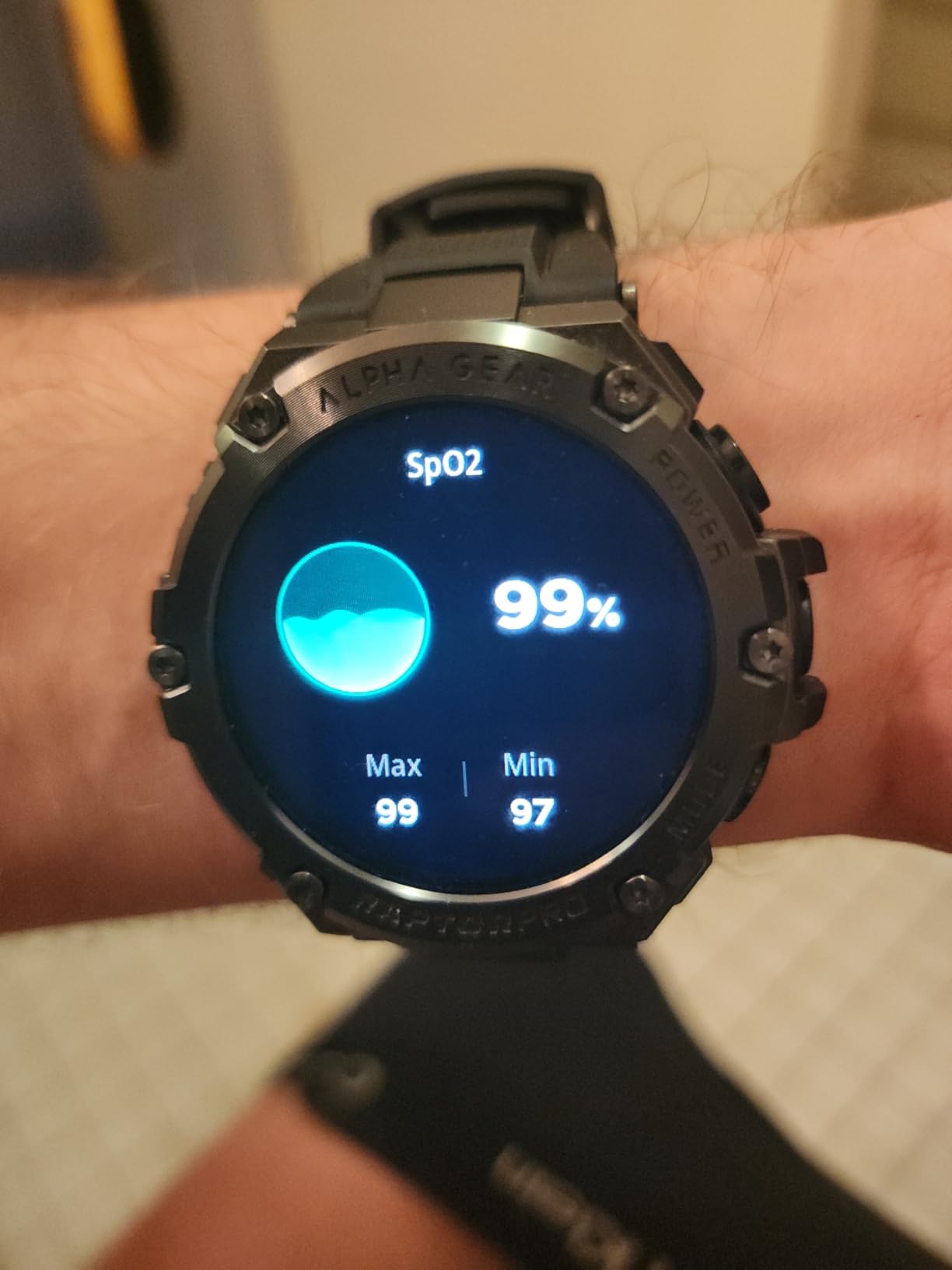 ALPHAGEAR Raptor PRO Smartwatch for Men, Tactical Military Smart Watch, 800mAh 21-Day Battery, Bluetooth Calling, IP68 + 5ATM Water Resistant, for Android iPhone customer photo 2
